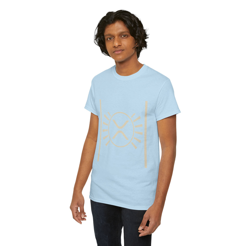 XRP Sun Logo T‑Shirt — Minimal Crypto Ripple Tee
