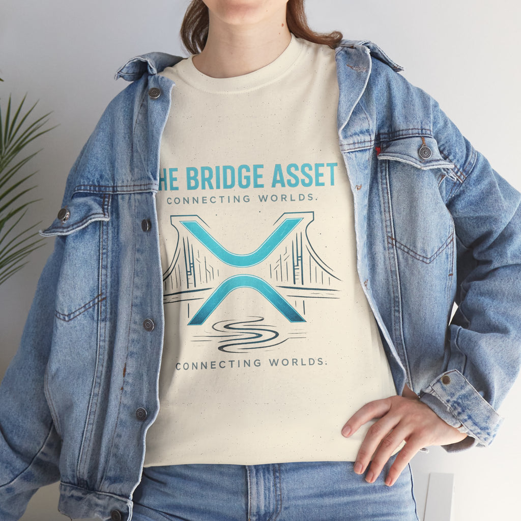The Bridge Asset Tee – 'Connecting Worlds' Crypto Ripple X Logo T-Shirt