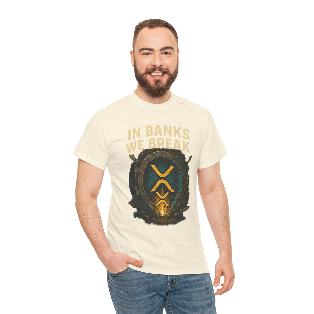 In Banks We Break XRP Crypto Graphic Tee
