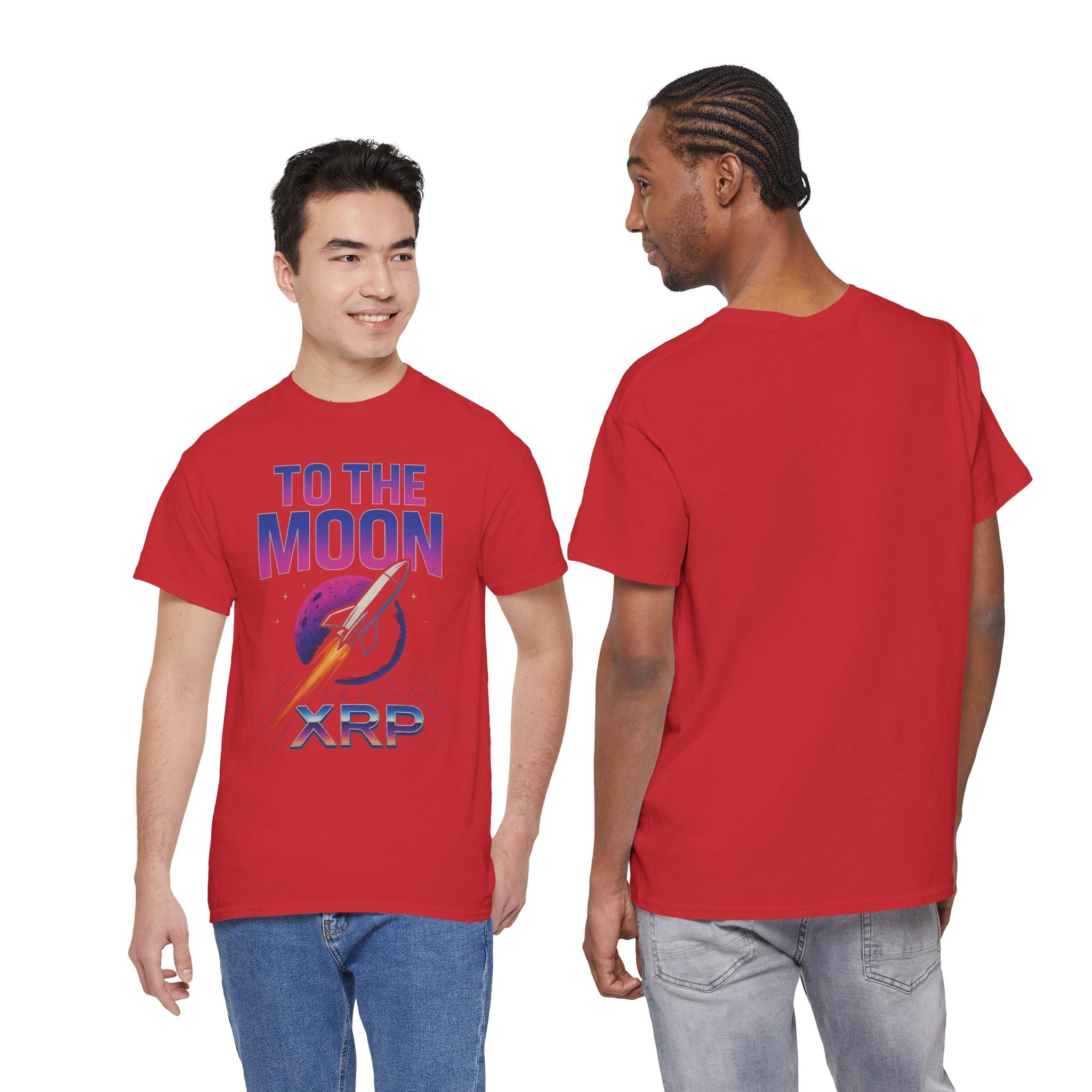 XRP 'To The Moon' T-Shirt — Crypto Investor Rocket Tee