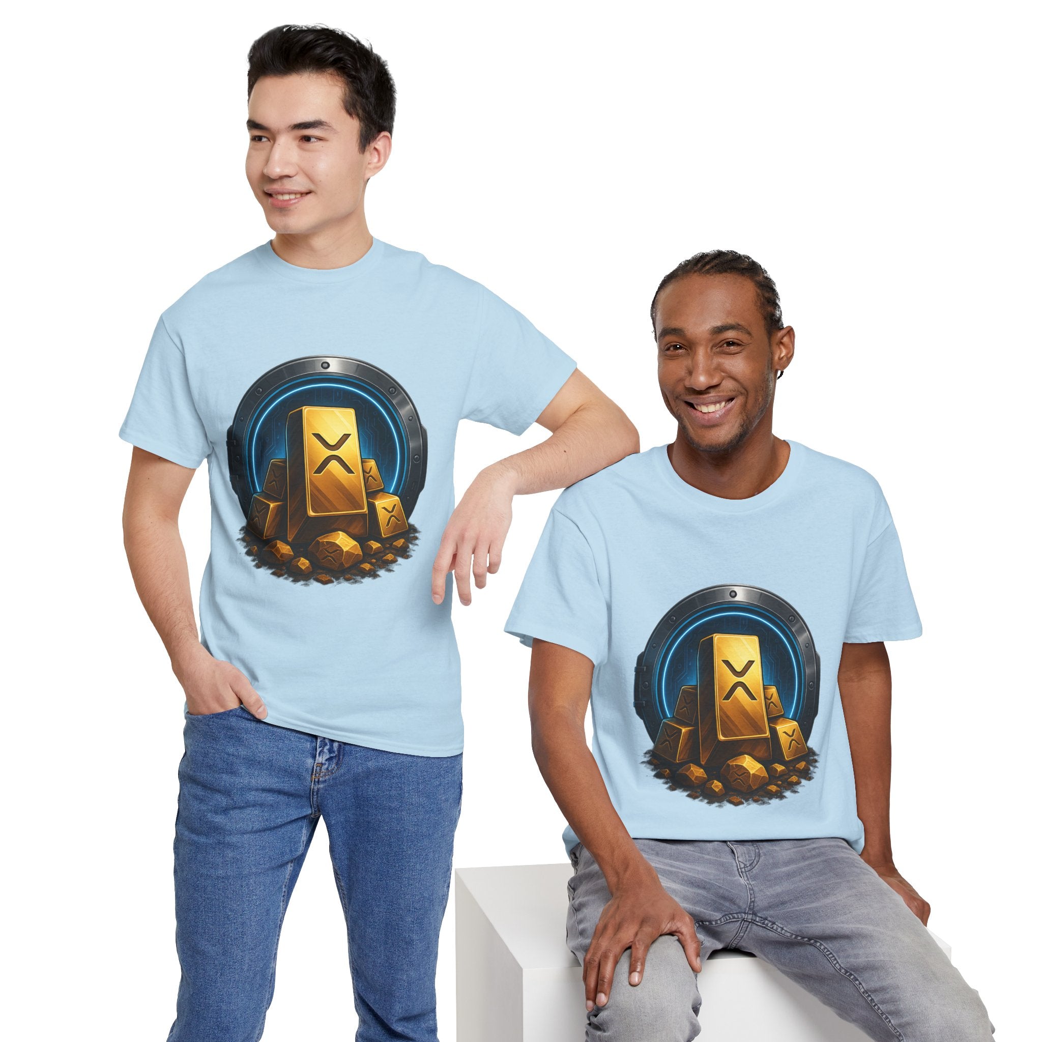 Crypto Gold Bars T-Shirt — Ripple (XRP) Stack Graphic Tee