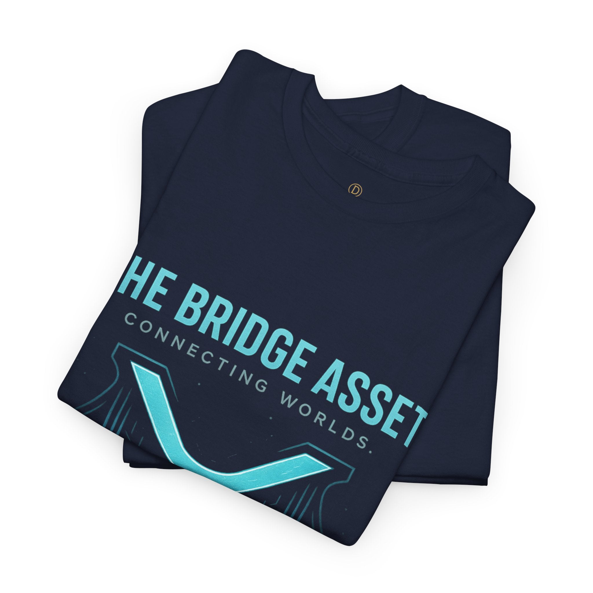 The Bridge Asset Tee – 'Connecting Worlds' Crypto Ripple X Logo T-Shirt