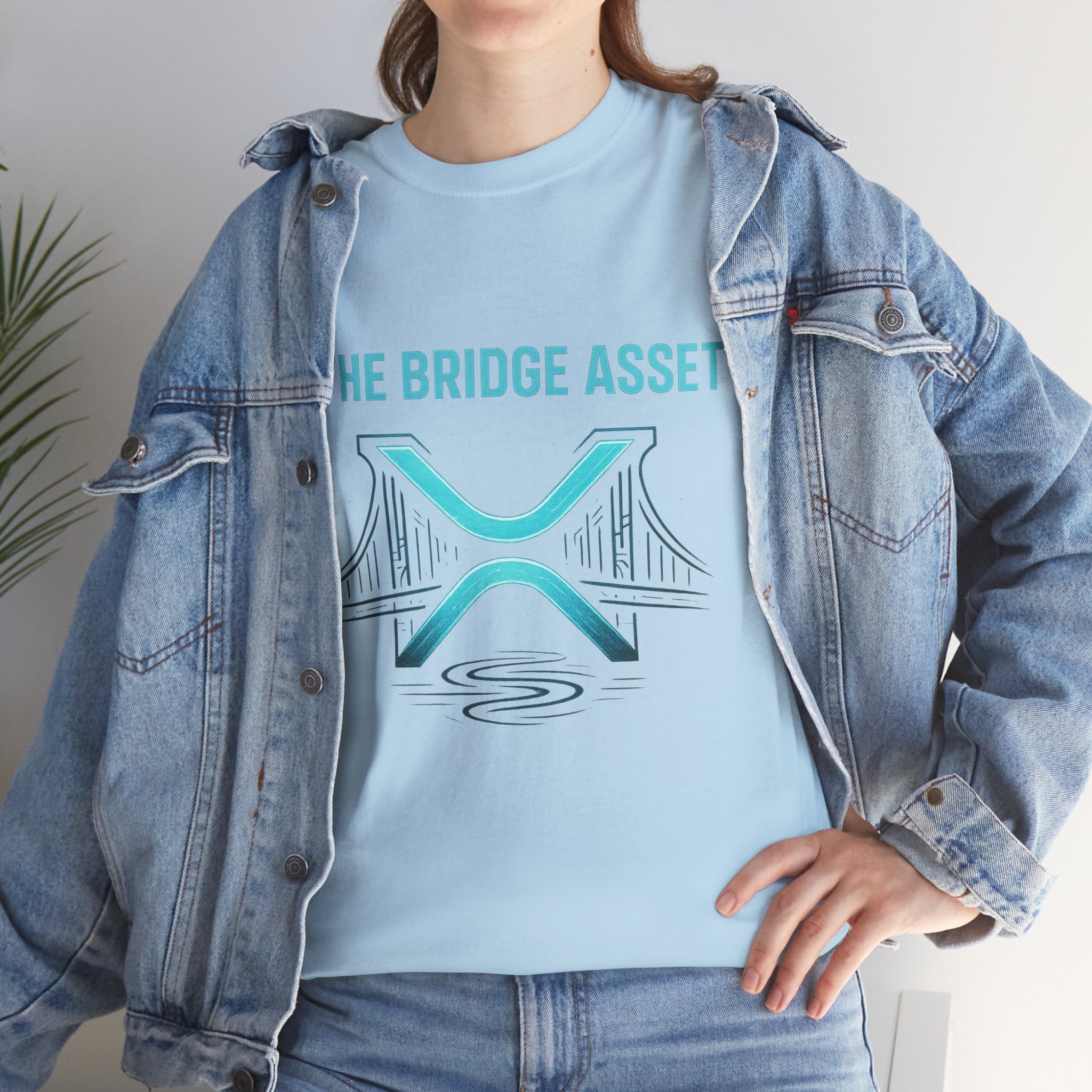 XRP 'The Bridge Asset' Graphic Tee — Crypto Ripple Logo Shirt