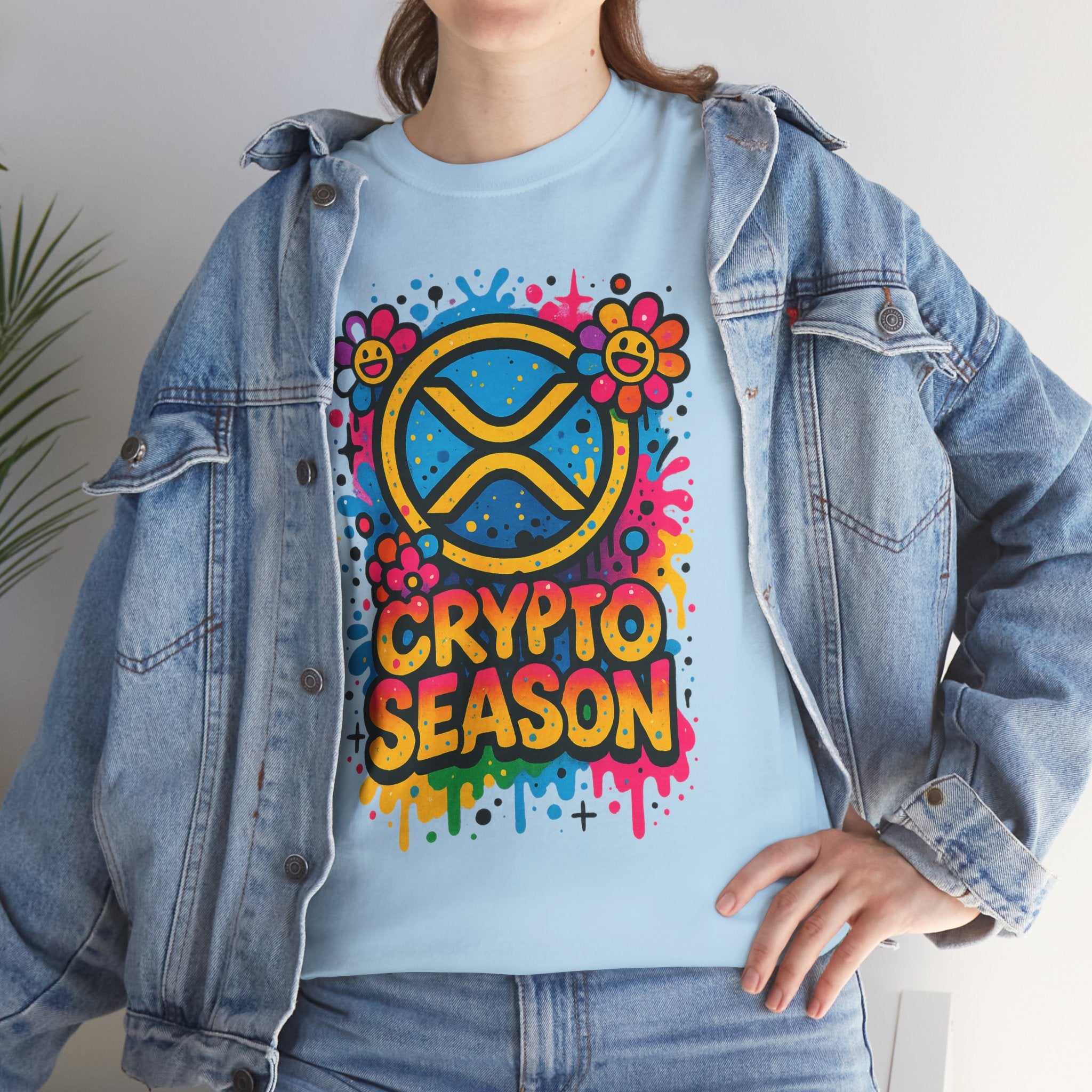 Crypto Season T-Shirt — Colorful Ripple XRP Logo Tee