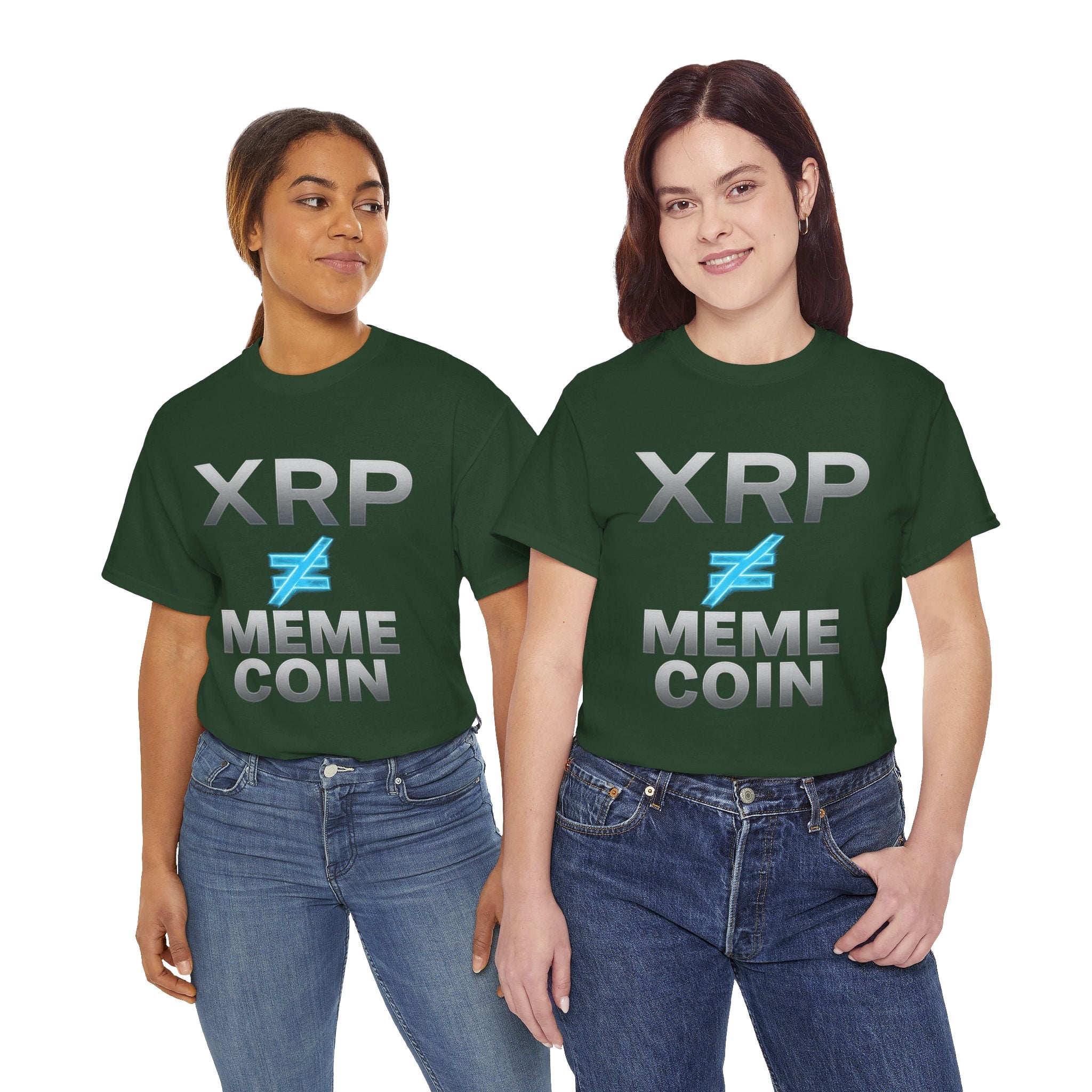 XRP ≠ Meme Coin T-Shirt — Crypto Investor Statement Tee