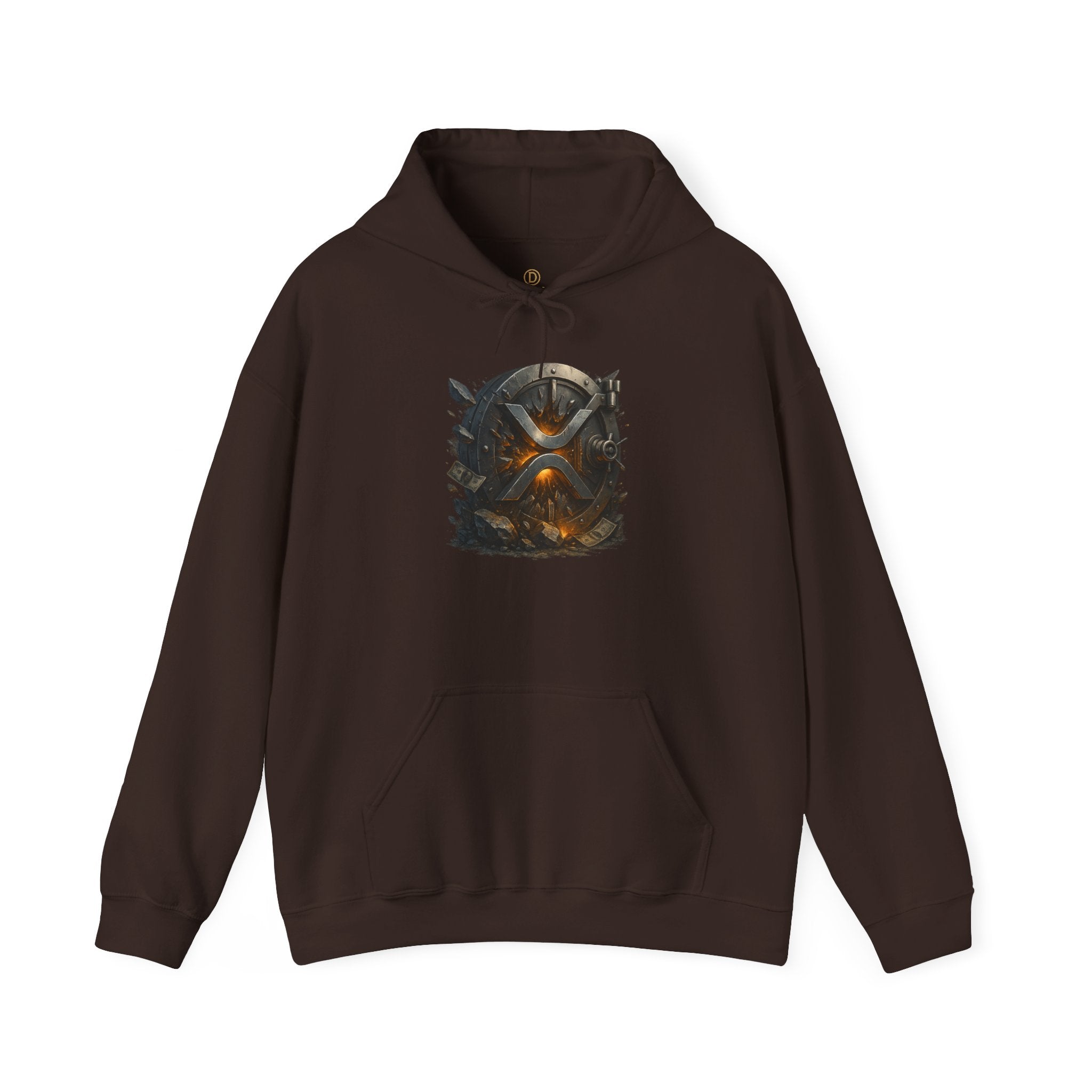 Viking Shield & Helmet Hoodie — Norse Warrior Graphic Sweatshirt