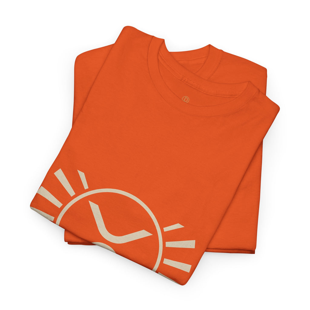 XRP Sun Logo T‑Shirt — Minimal Crypto Ripple Tee