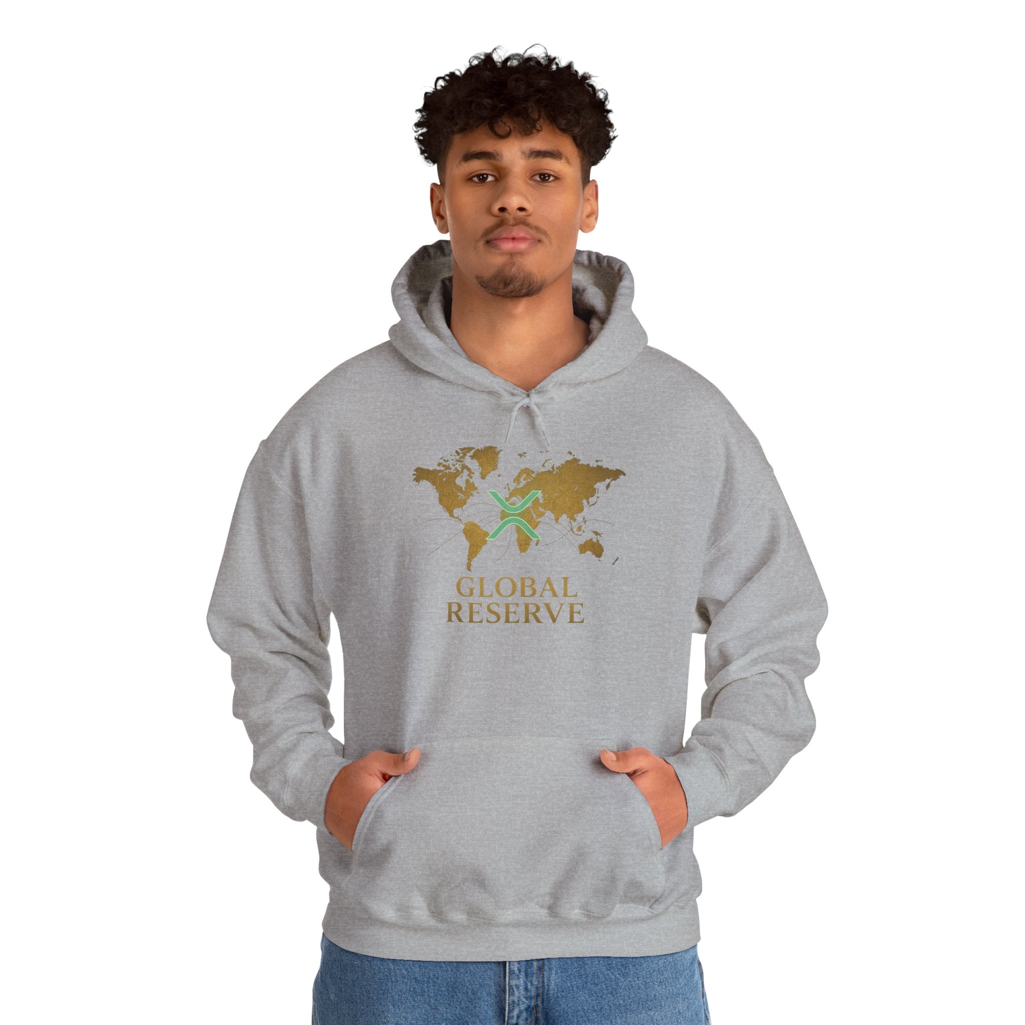 Global Reserve Hoodie — World Map Logo Pullover