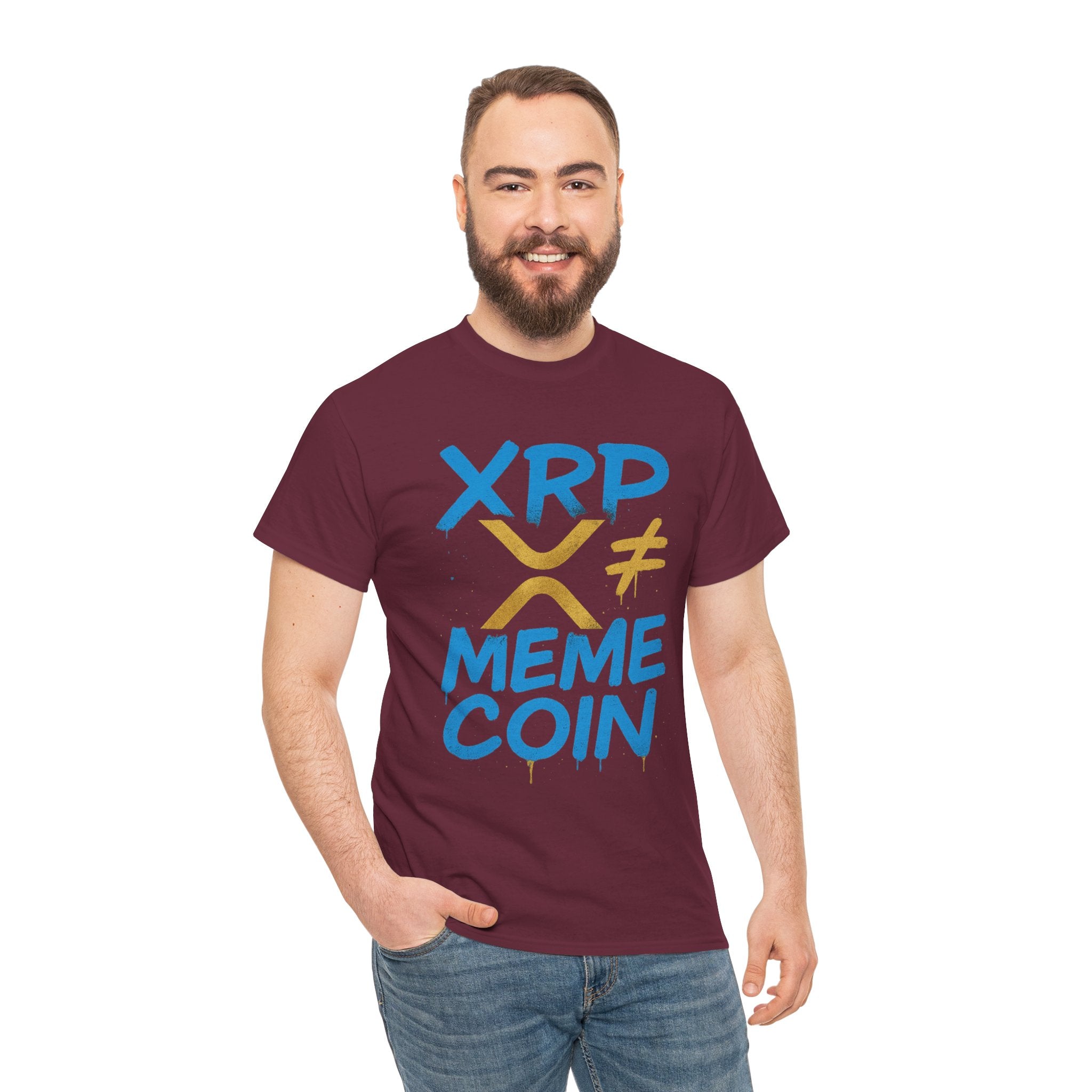 XRP ≠ Meme Coin T‑Shirt — Crypto Advocate Graphic Tee