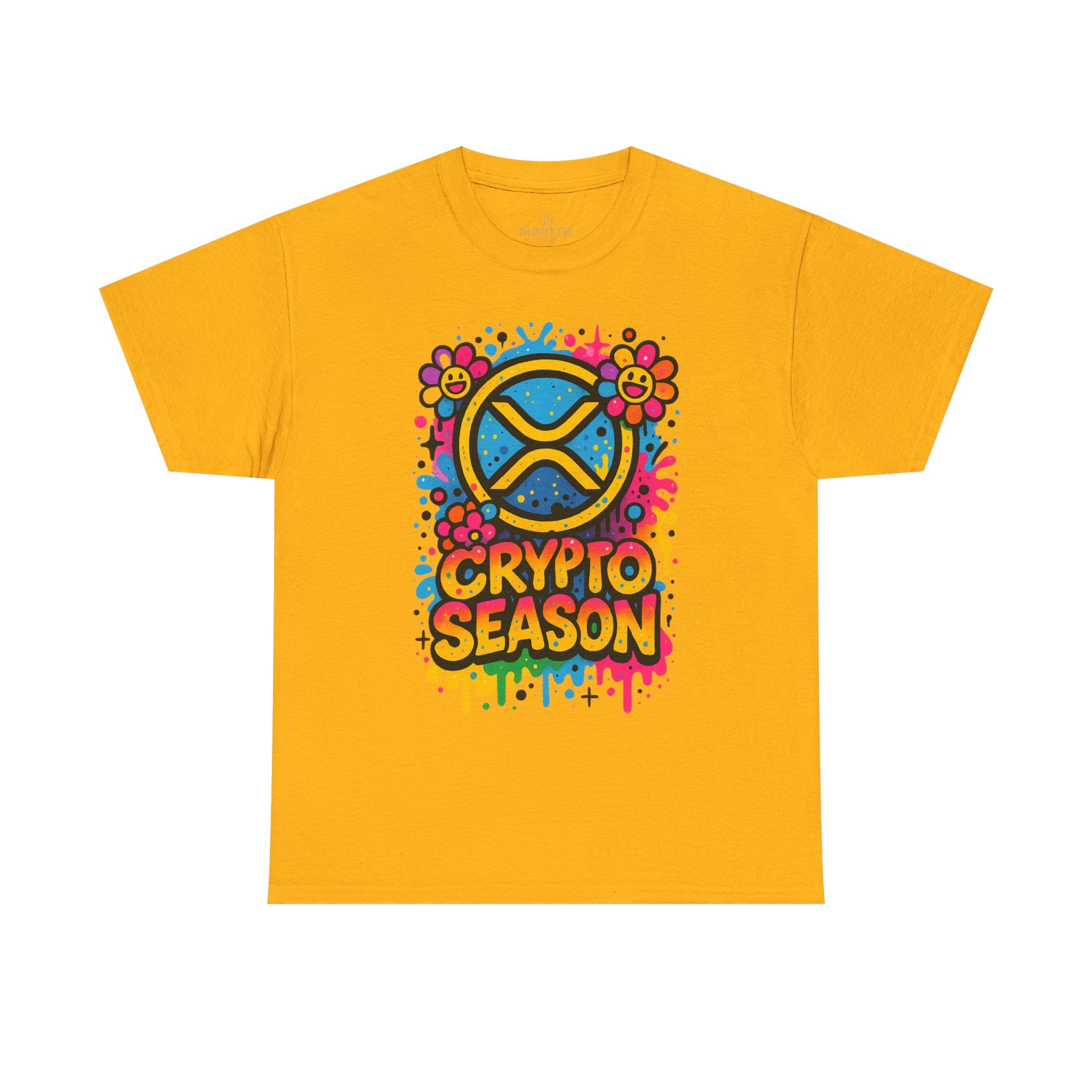 Crypto Season T-Shirt — Colorful Ripple XRP Logo Tee