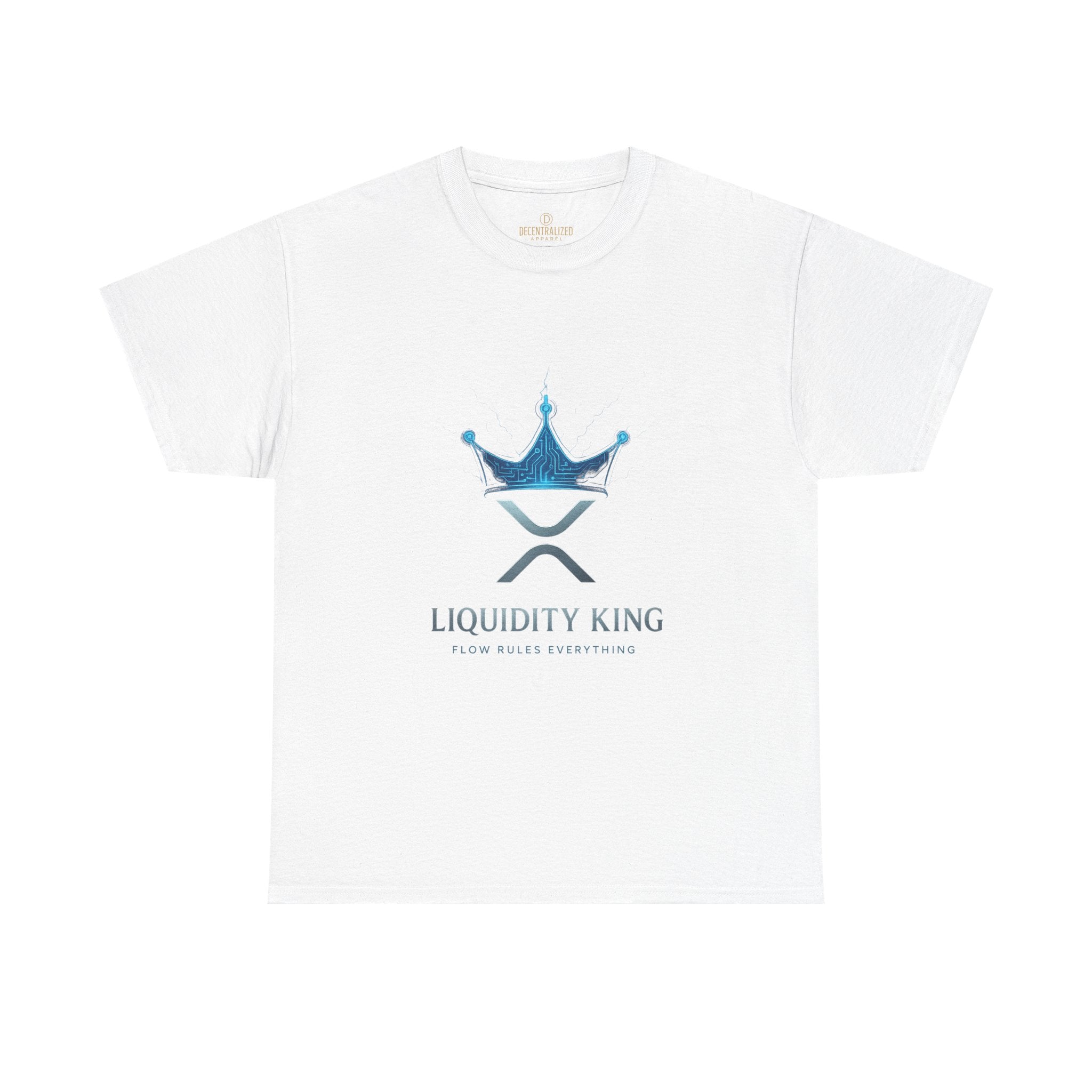 RIPPLE Liquidity King T-Shirt — Crypto XRP Crown Tee