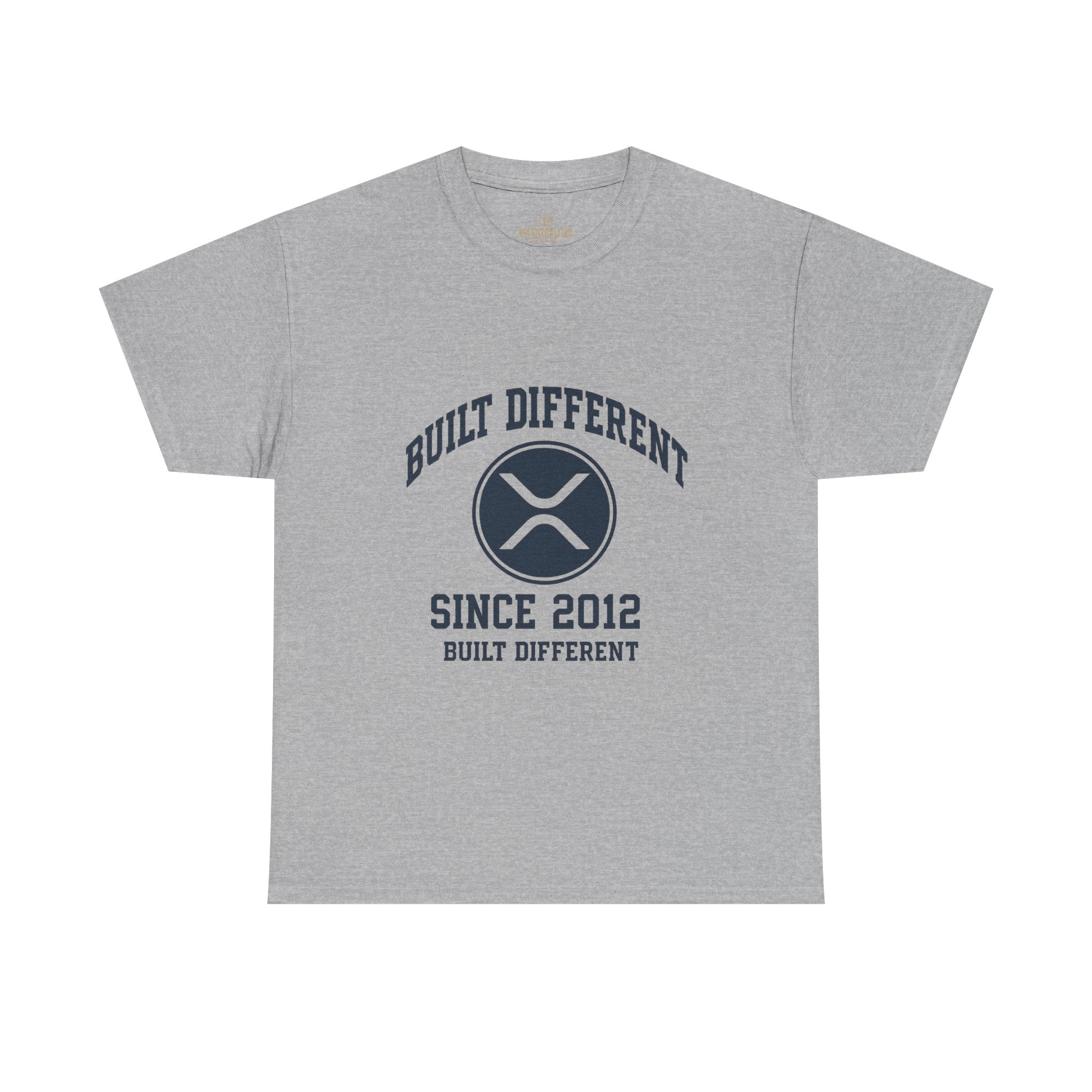 Built Different Since 2012 T-Shirt – Ripple XRP Logo Tee