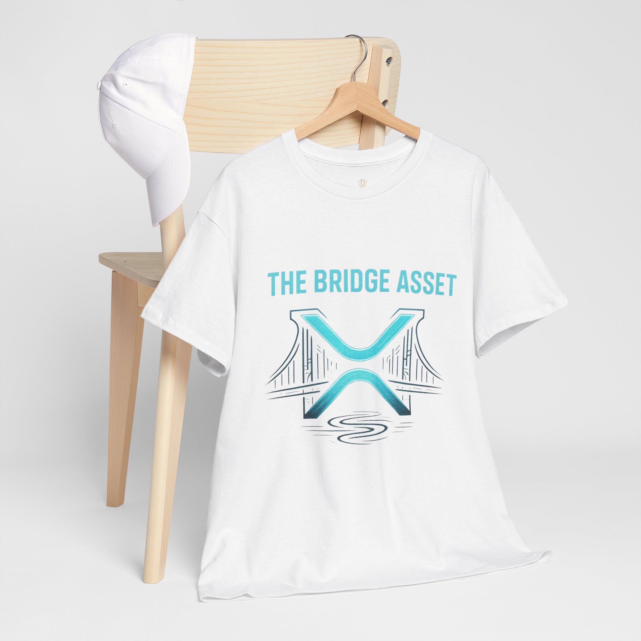 XRP 'The Bridge Asset' Graphic Tee — Crypto Ripple Logo Shirt
