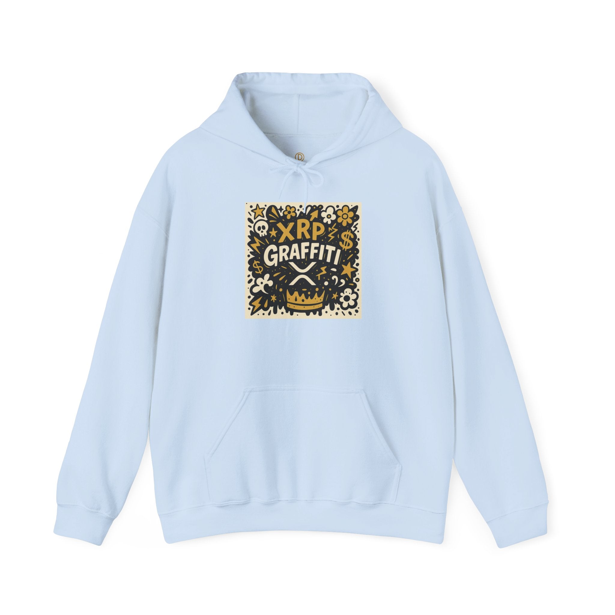 XRP Graffiti Hoodie – Street Art Crypto Sweatshirt