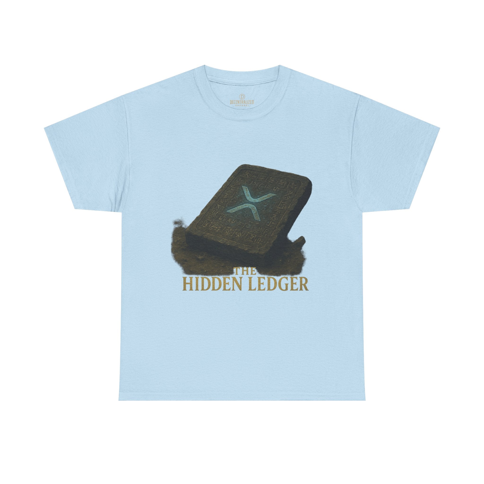 T-Shirt — "The Hidden Ledger" Crypto XRP Wallet Graphic Tee