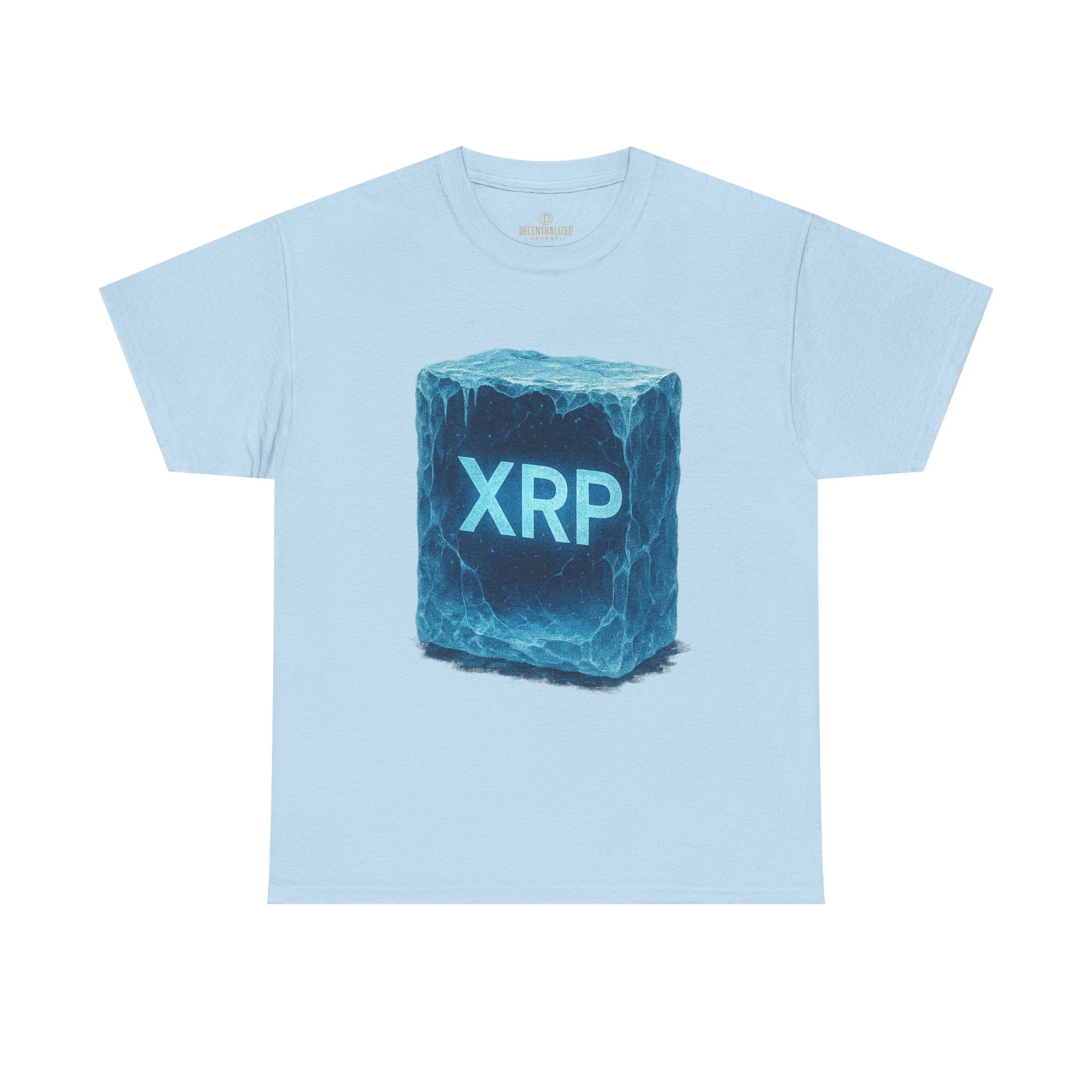 XRP Ice Block Tee — Crypto Ripple Logo T-Shirt