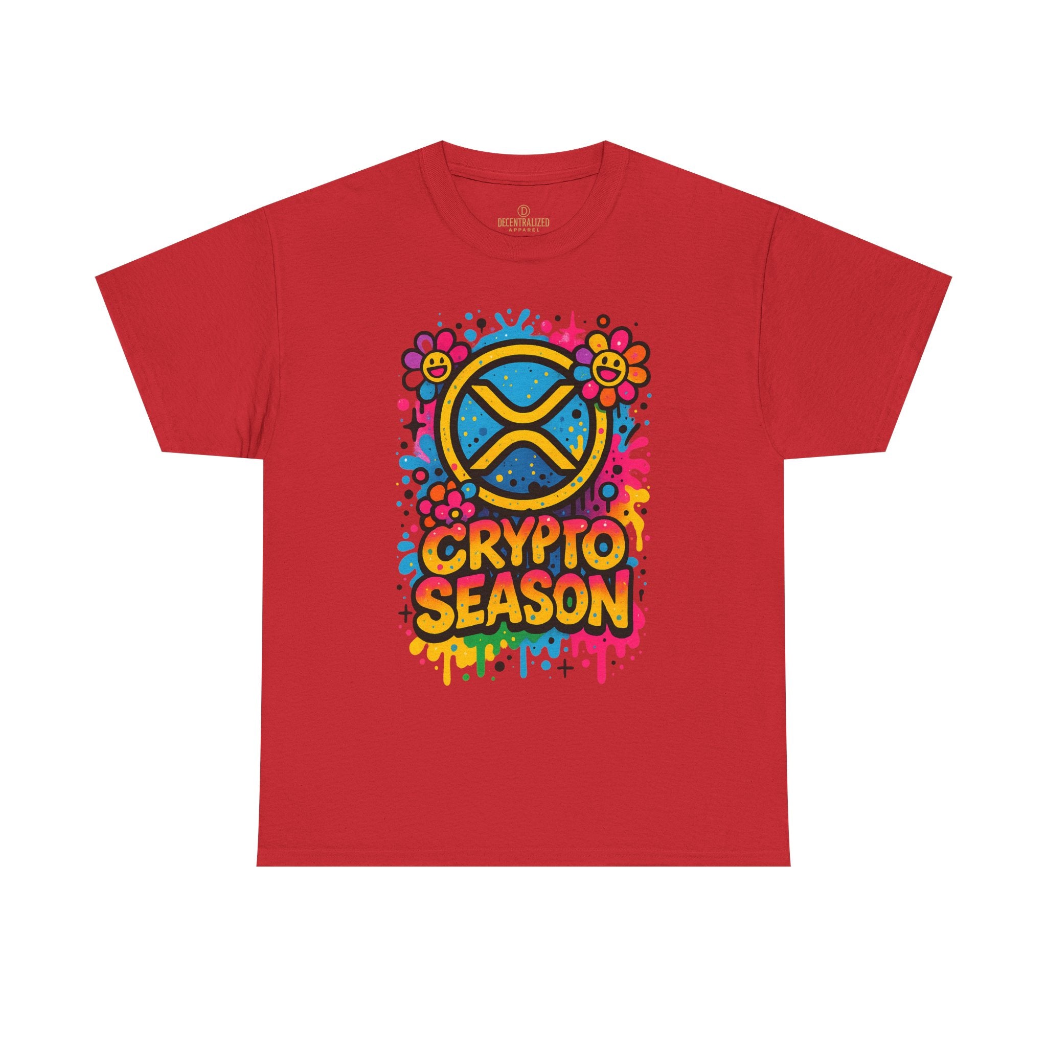 Crypto Season T-Shirt — Colorful Ripple XRP Logo Tee