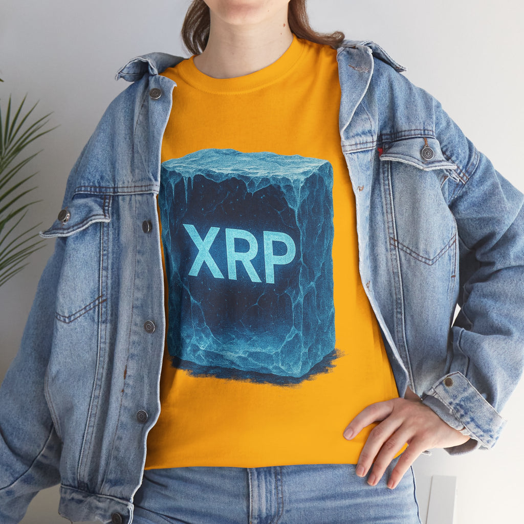 XRP Ice Block Tee — Crypto Ripple Logo T-Shirt