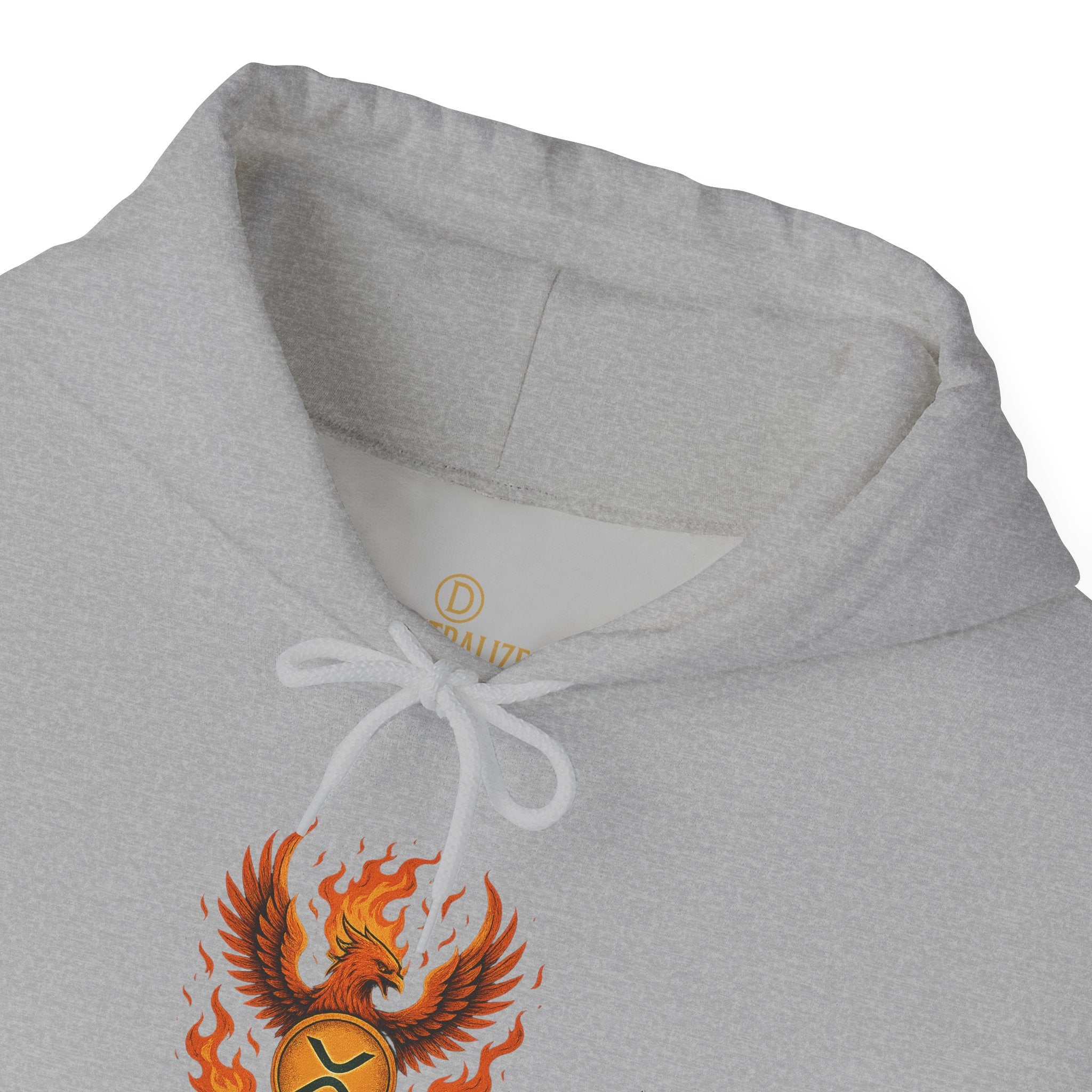 Phoenix Coin Hoodie — Fiery Phoenix Crest Sweatshirt