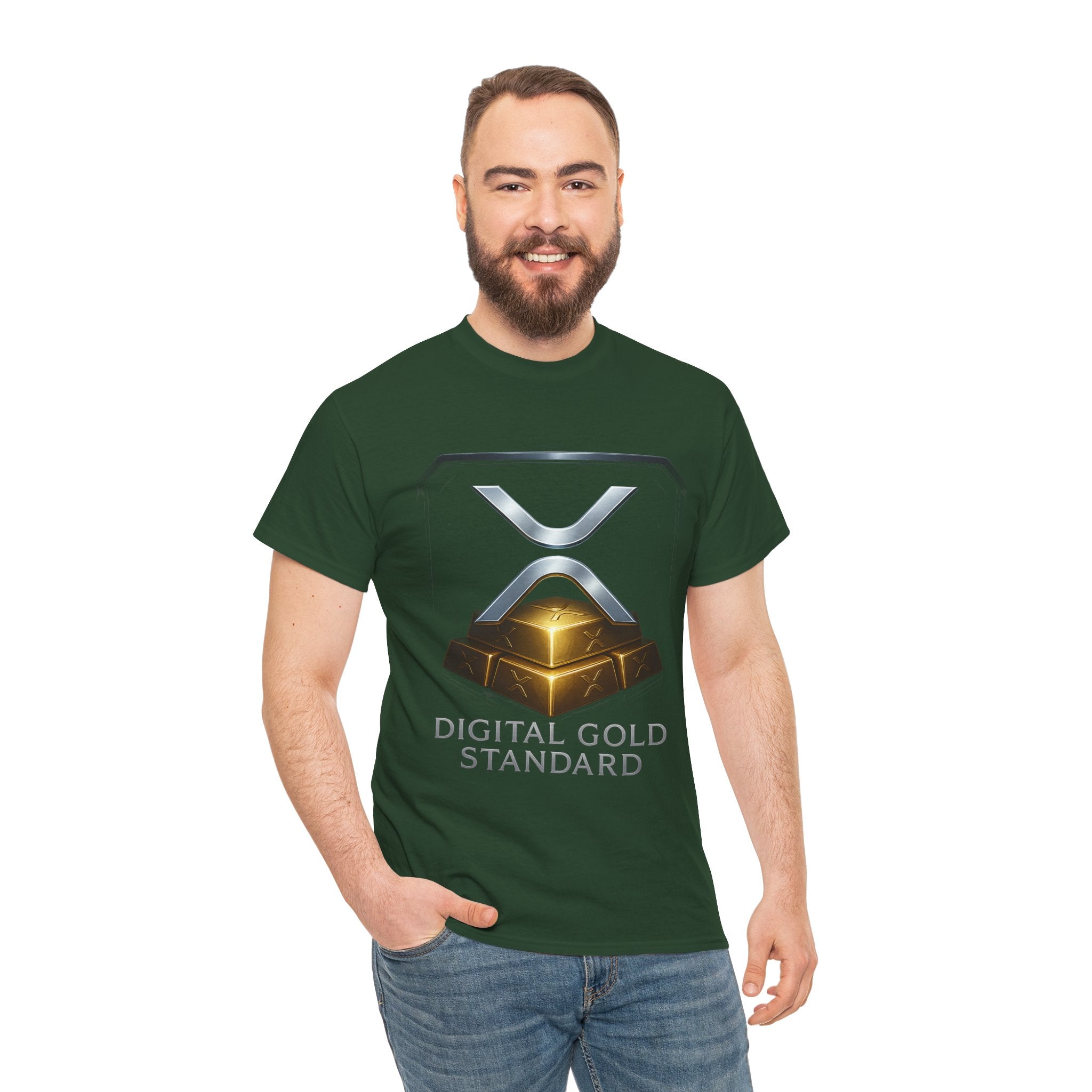 XRP 'Digital Gold Standard' Tee — Cryptocurrency Logo Shirt