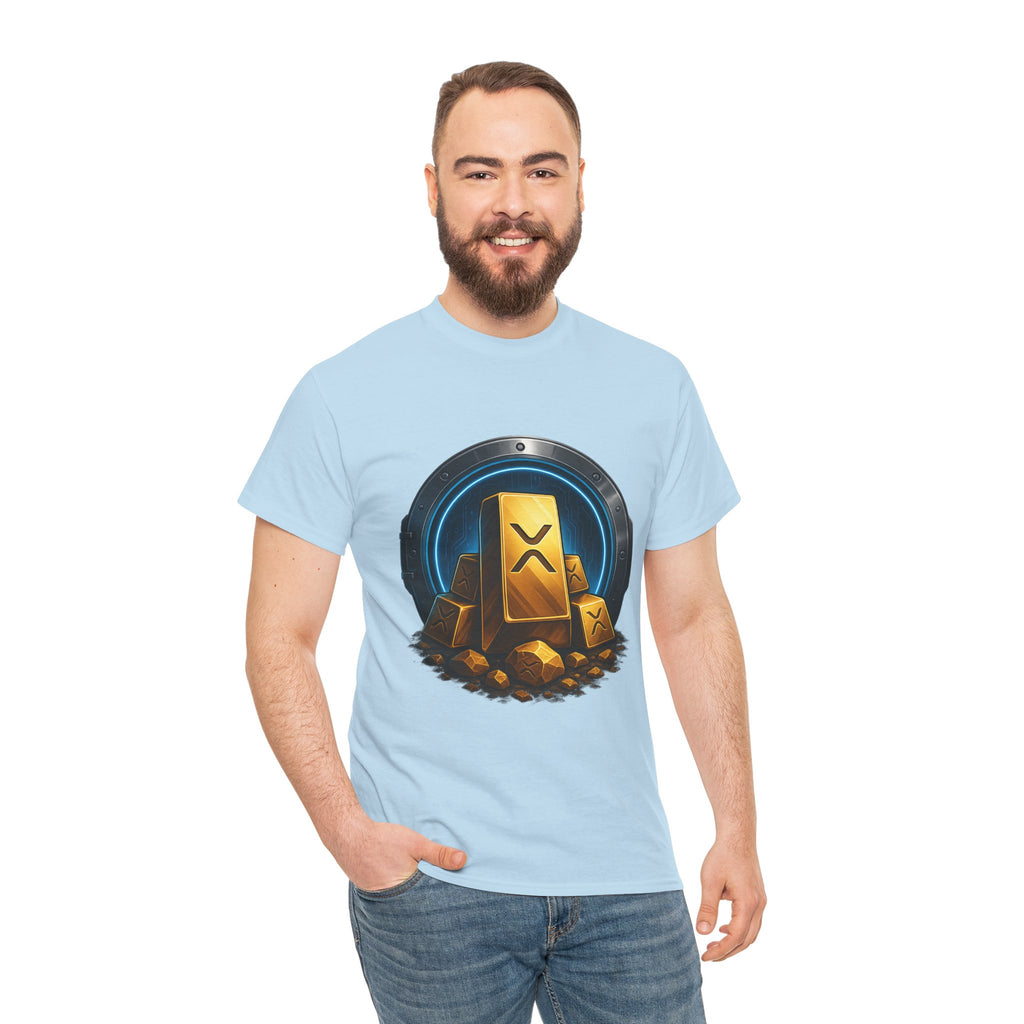 Crypto Gold Bars T-Shirt — Ripple (XRP) Stack Graphic Tee