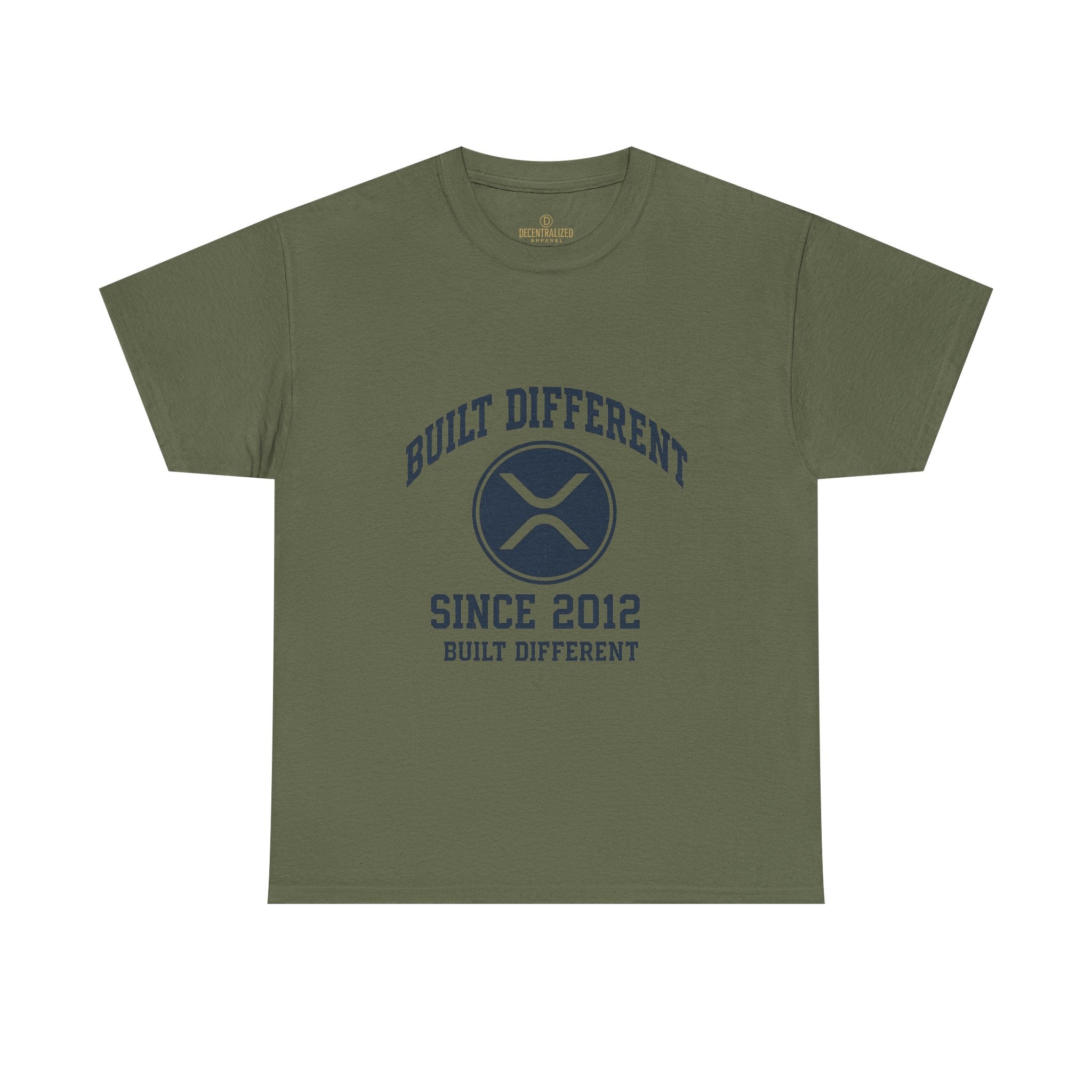 Built Different Since 2012 T-Shirt – Ripple XRP Logo Tee