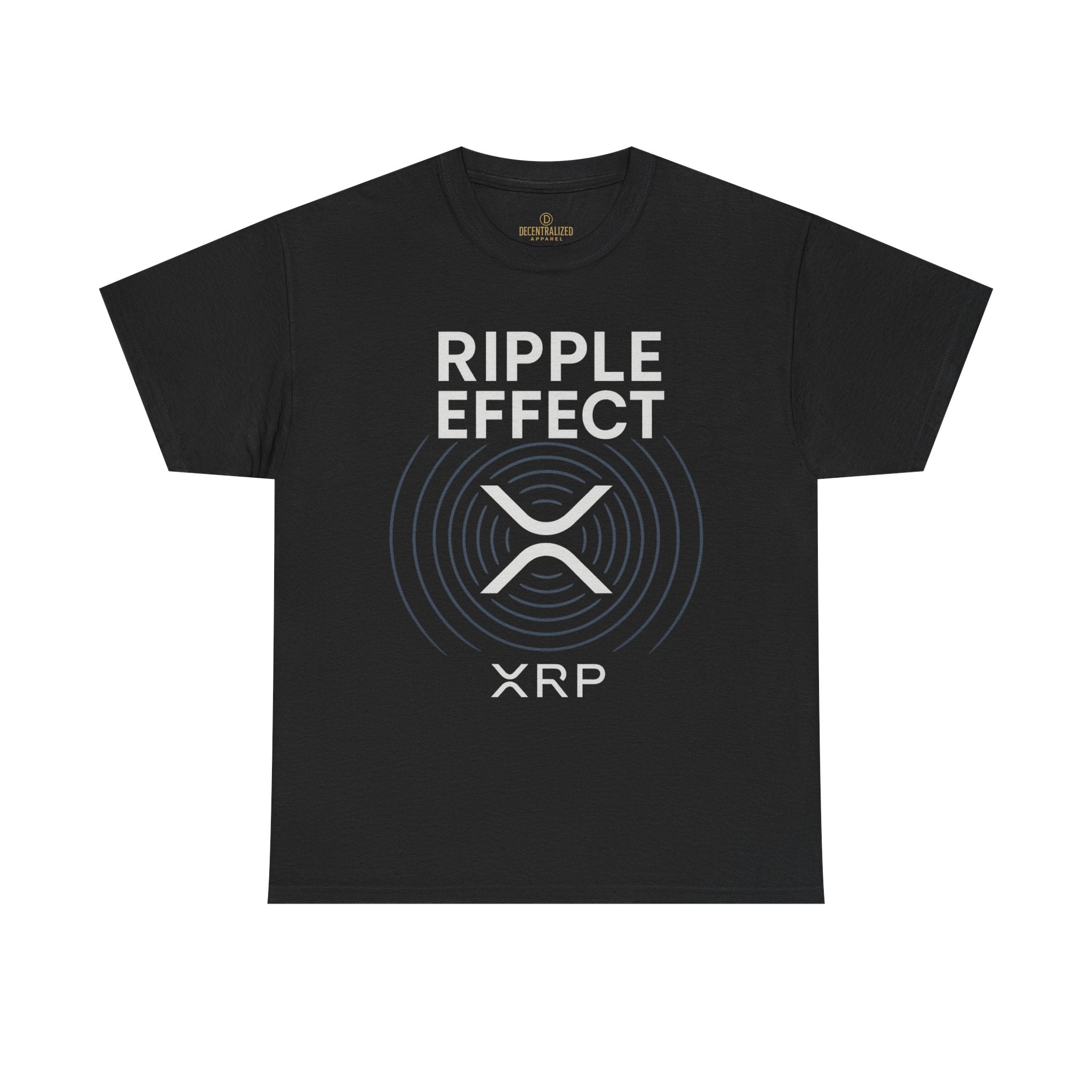 Ripple Effect XRP Tee — Minimal Cryptocurrency Logo T-Shirt