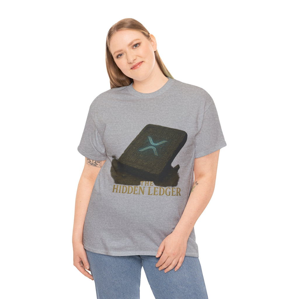T-Shirt — "The Hidden Ledger" Crypto XRP Wallet Graphic Tee