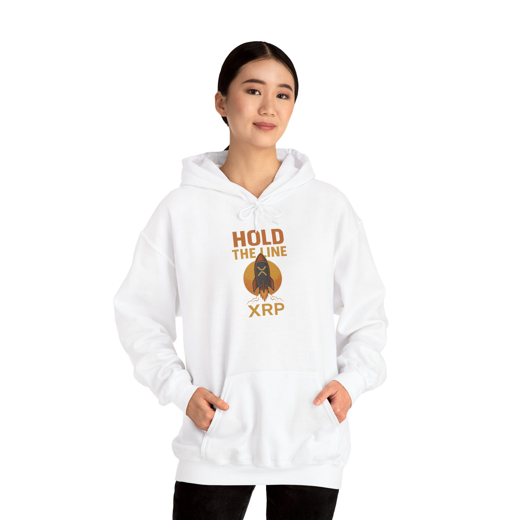 XRP 'Hold the Line' Hoodie — Crypto Supporter Sweatshirt