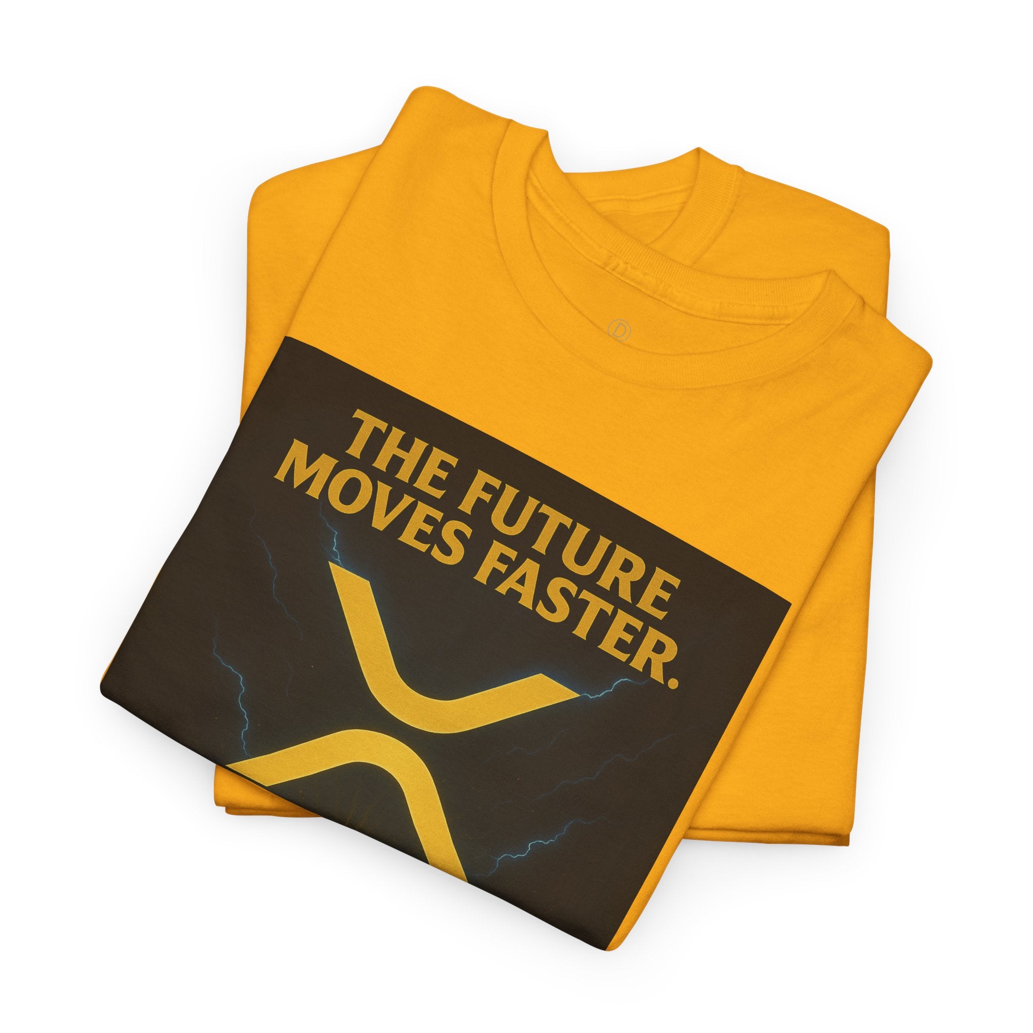 XRP Swift Crypto T-Shirt — “The Future Moves Faster” XRP Over Swift Tee