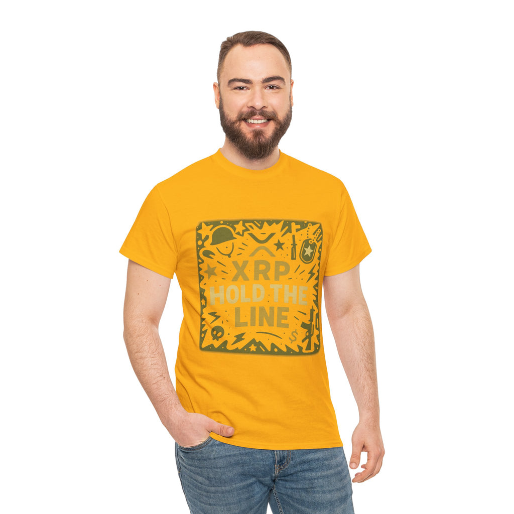 T-Shirt — XRP Hold The Line Crypto Graphic Tee