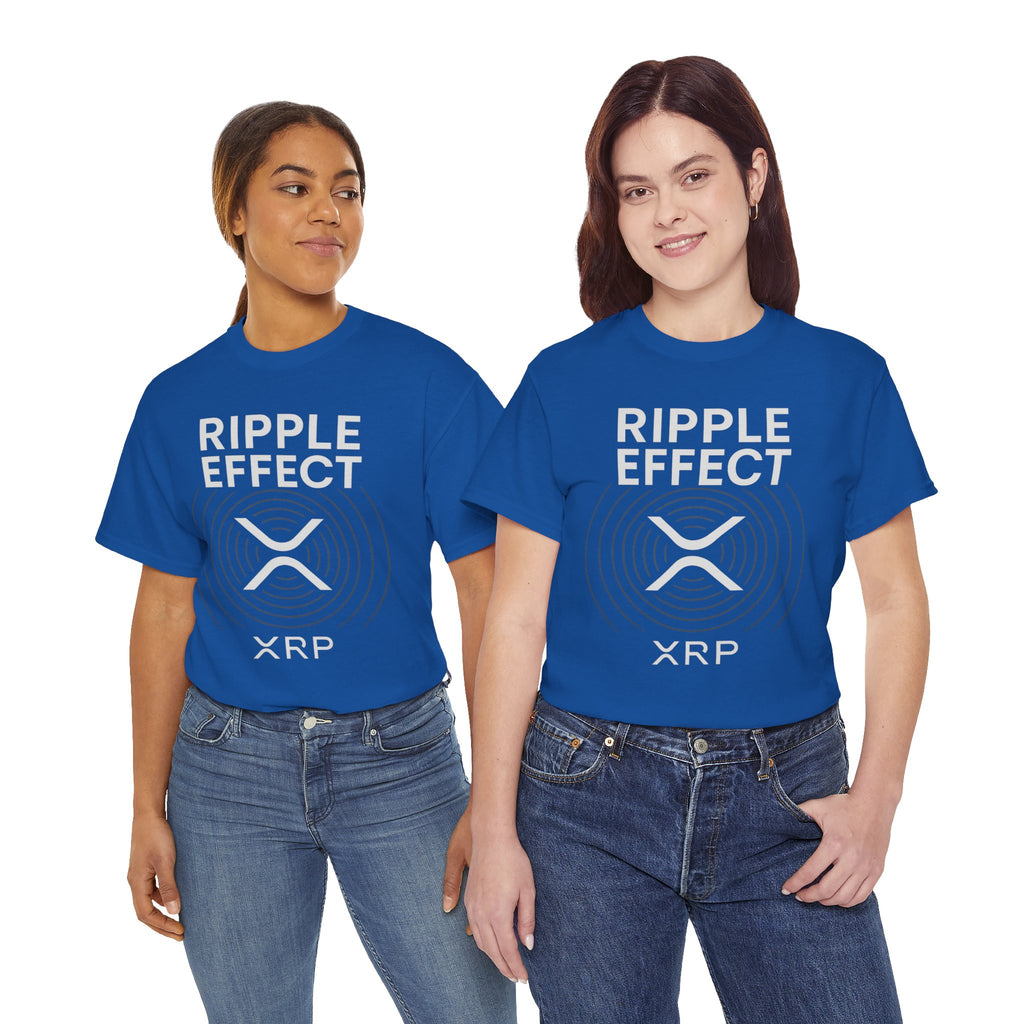 Ripple Effect XRP Tee — Minimal Cryptocurrency Logo T-Shirt