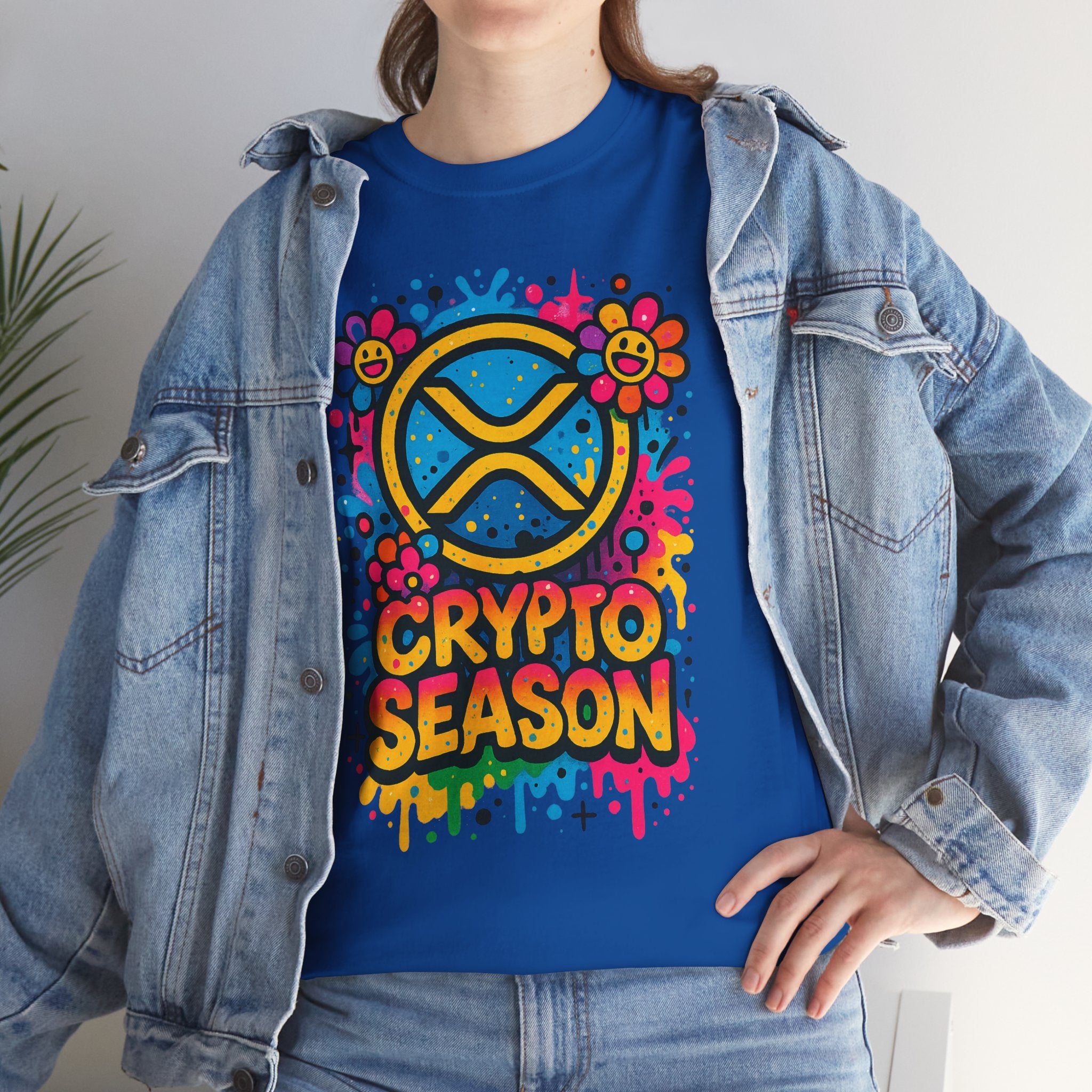 Crypto Season T-Shirt — Colorful Ripple XRP Logo Tee