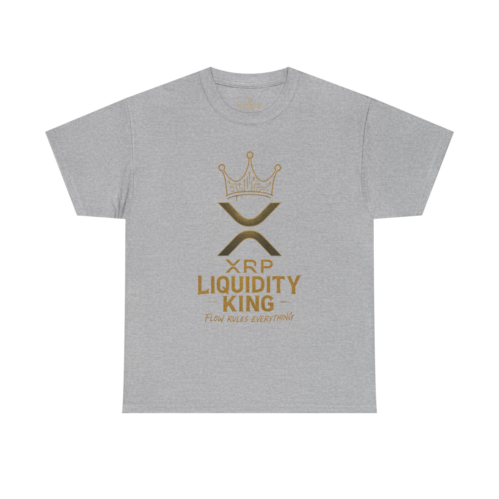 XRP Liquidity King Tee — Crypto Crown T-Shirt