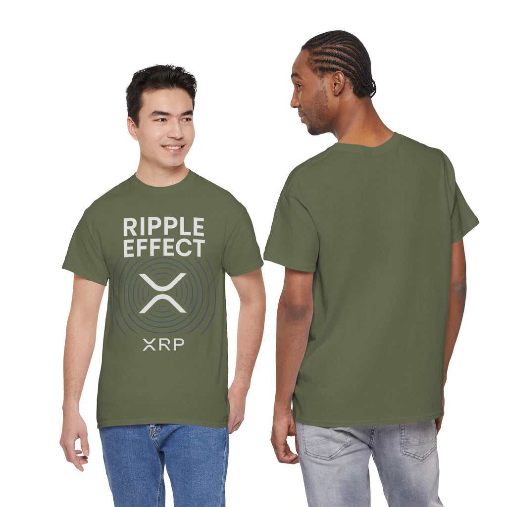Ripple Effect XRP Tee — Minimal Cryptocurrency Logo T-Shirt