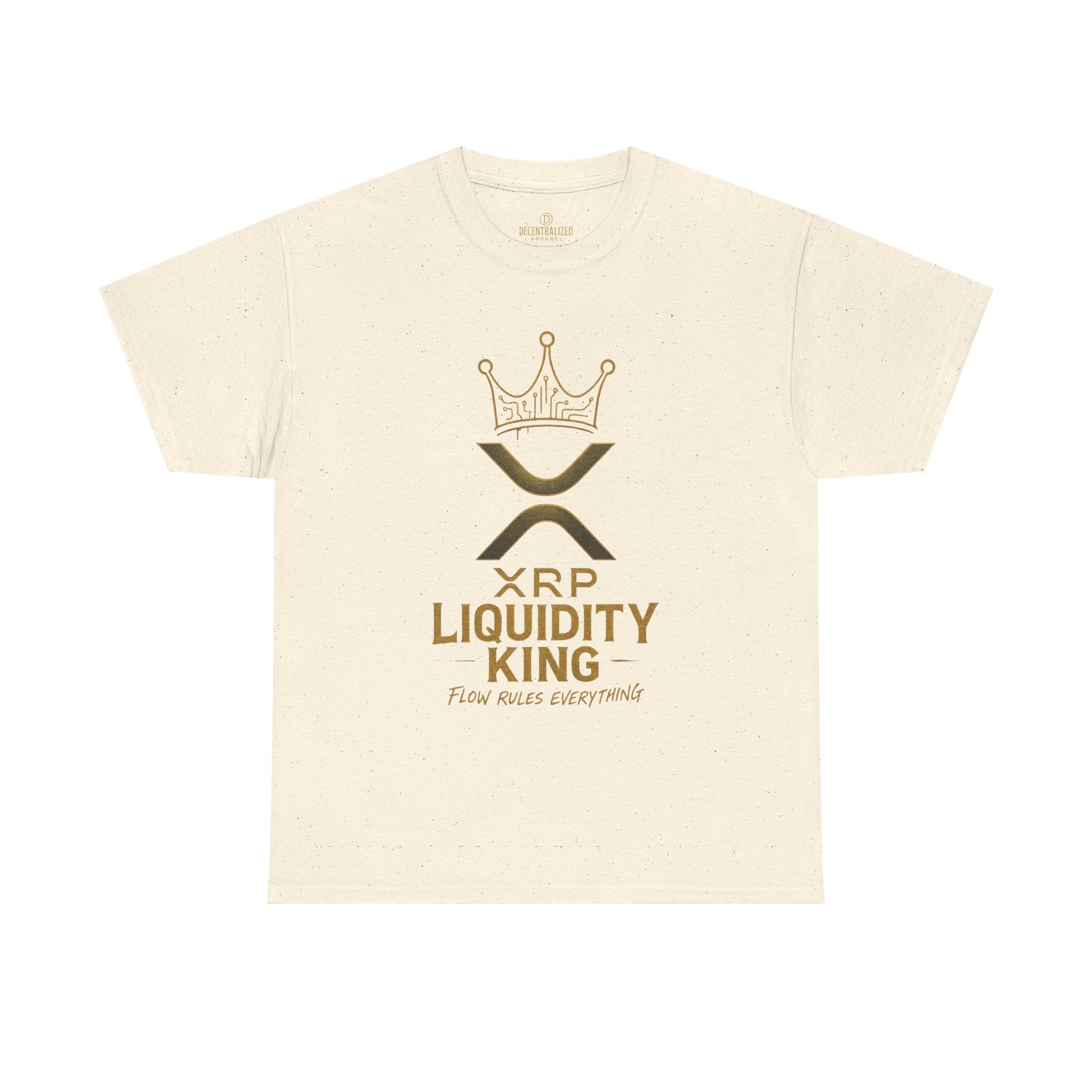 XRP Liquidity King Tee — Crypto Crown T-Shirt