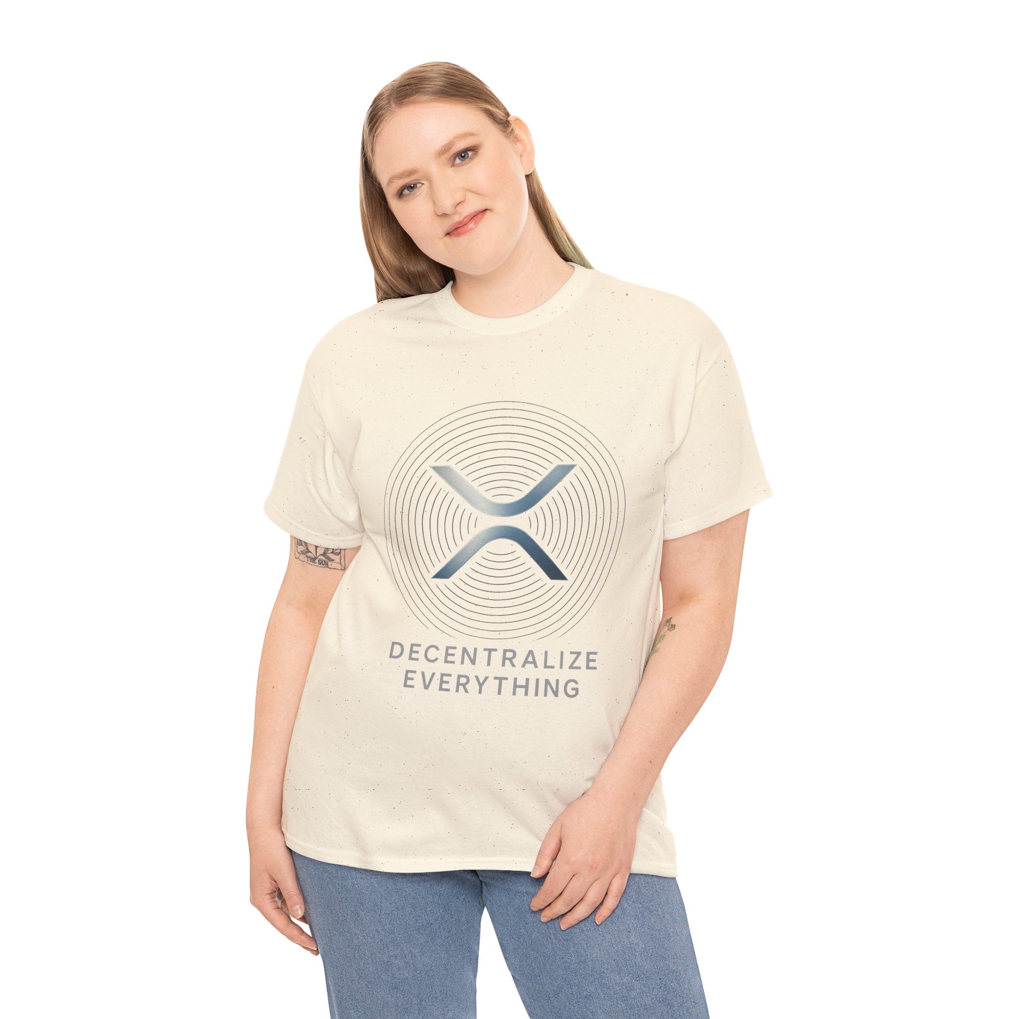 XRP 'Decentralize Everything' Tee - Crypto Logo T-Shirt