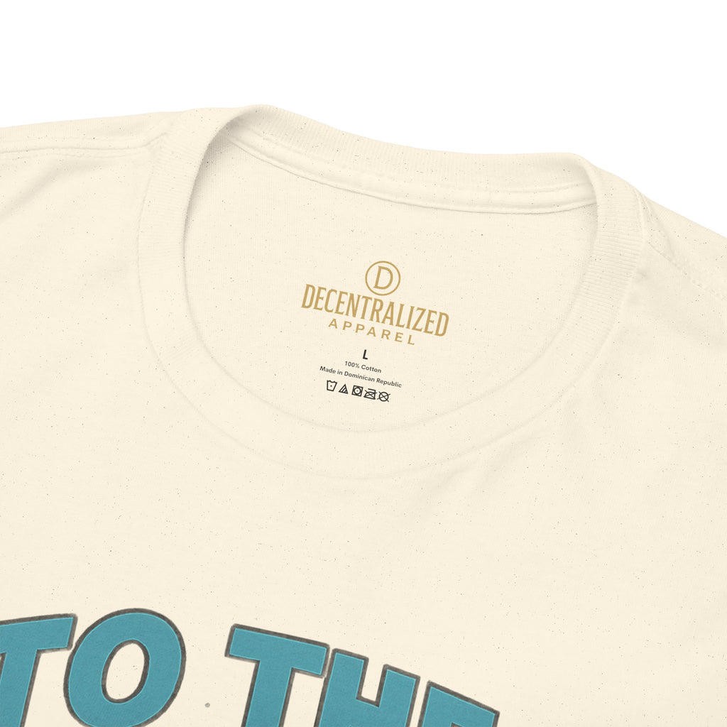 To The Moon Rocket T-Shirt — Space Graphic Tee for Crypto & Space Enthusiasts