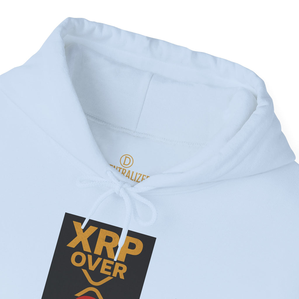 XRP Over Swift Hoodie - "Choose Wisely" Crypto Advocacy Sweatshirt