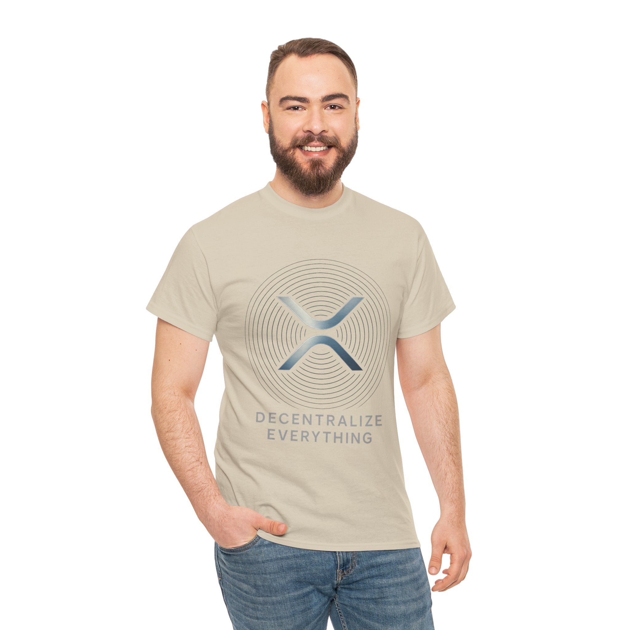XRP 'Decentralize Everything' Tee - Crypto Logo T-Shirt