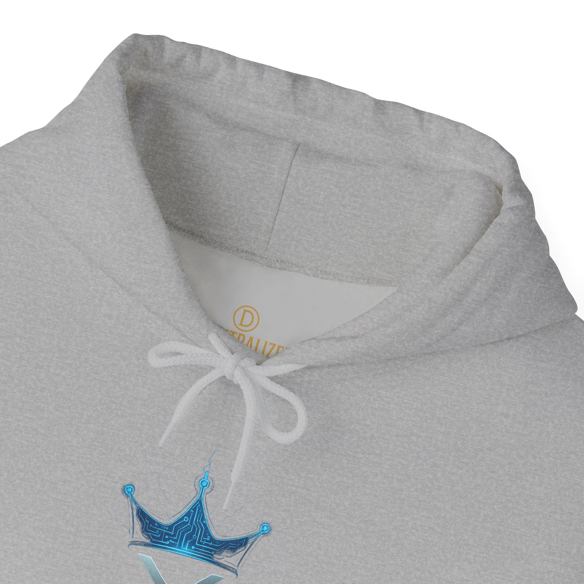 Liquidity King Hoodie — Blue Crown Logo Pullover
