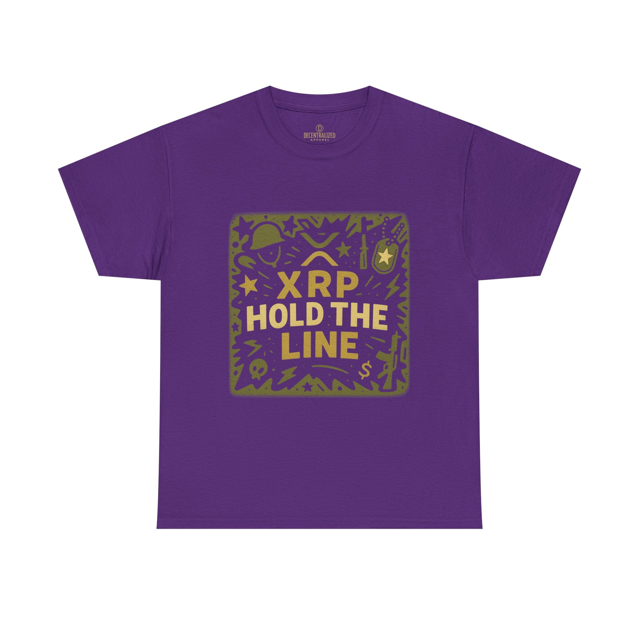 T-Shirt — XRP Hold The Line Crypto Graphic Tee