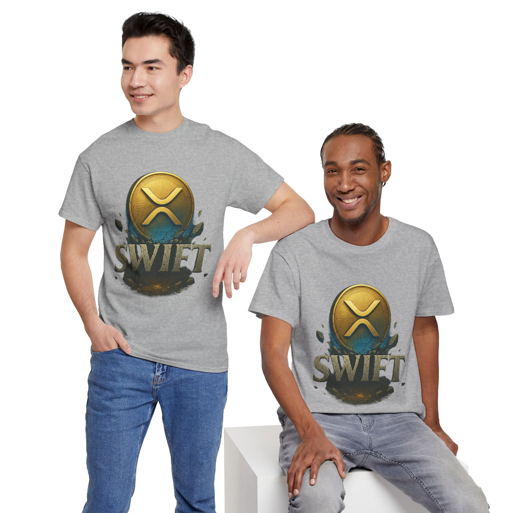 XRP Swift Cryptocurrency T‑Shirt — Ripple Coin Logo Graphic Tee