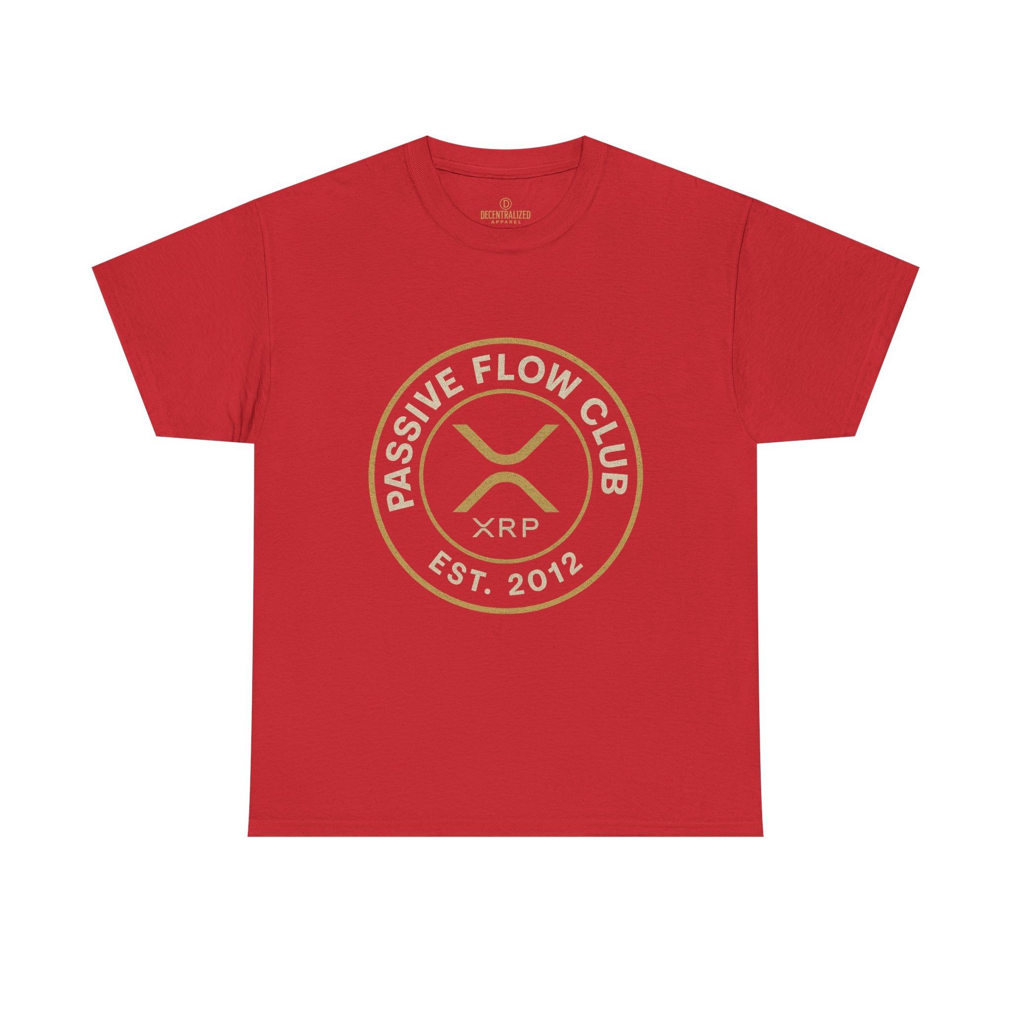XRP Passive Flow Club T‑Shirt — Crypto Logo Tee (Est. 2012)