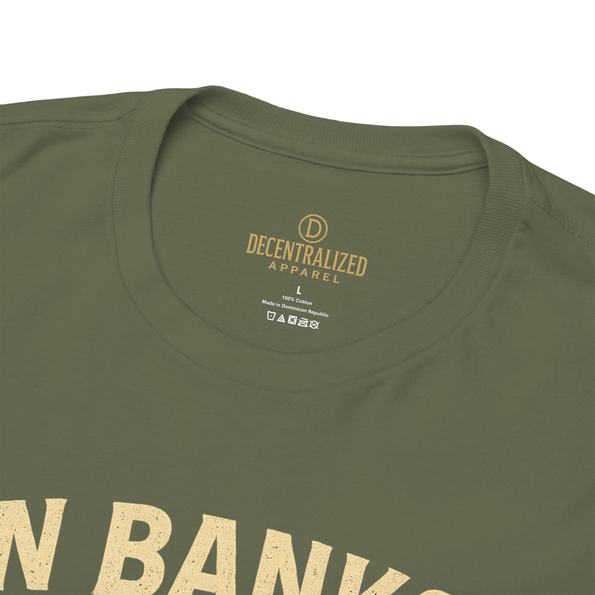 In Banks We Break XRP Crypto Graphic Tee