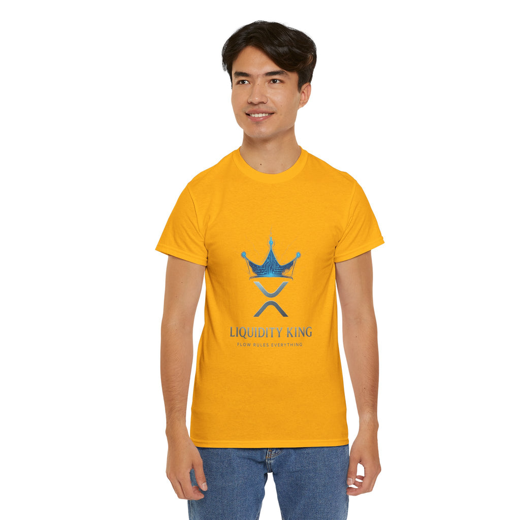 RIPPLE Liquidity King T-Shirt — Crypto XRP Crown Tee