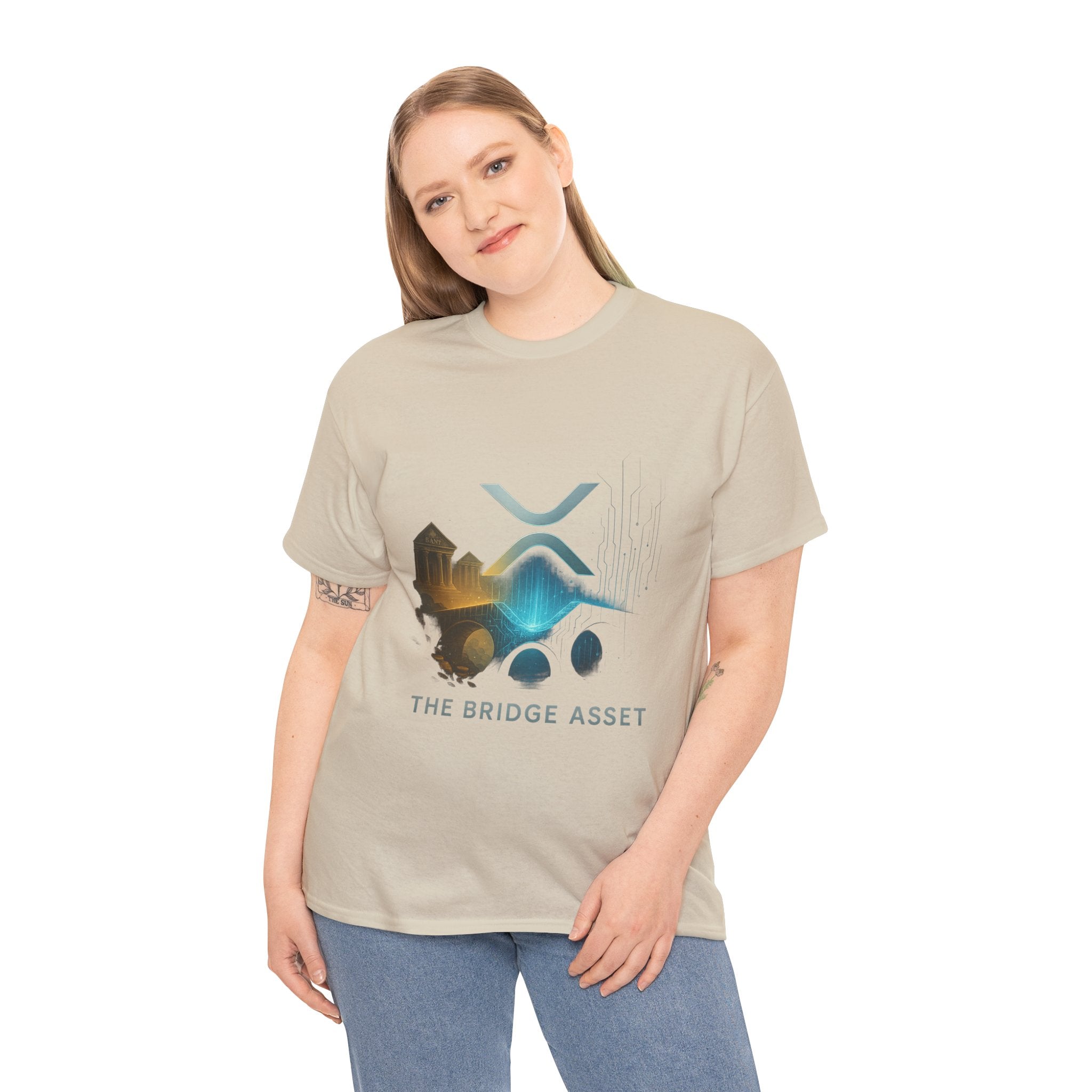 Ripple XRP Crypto Tee — 'The Bridge Asset' Logo T-Shirt