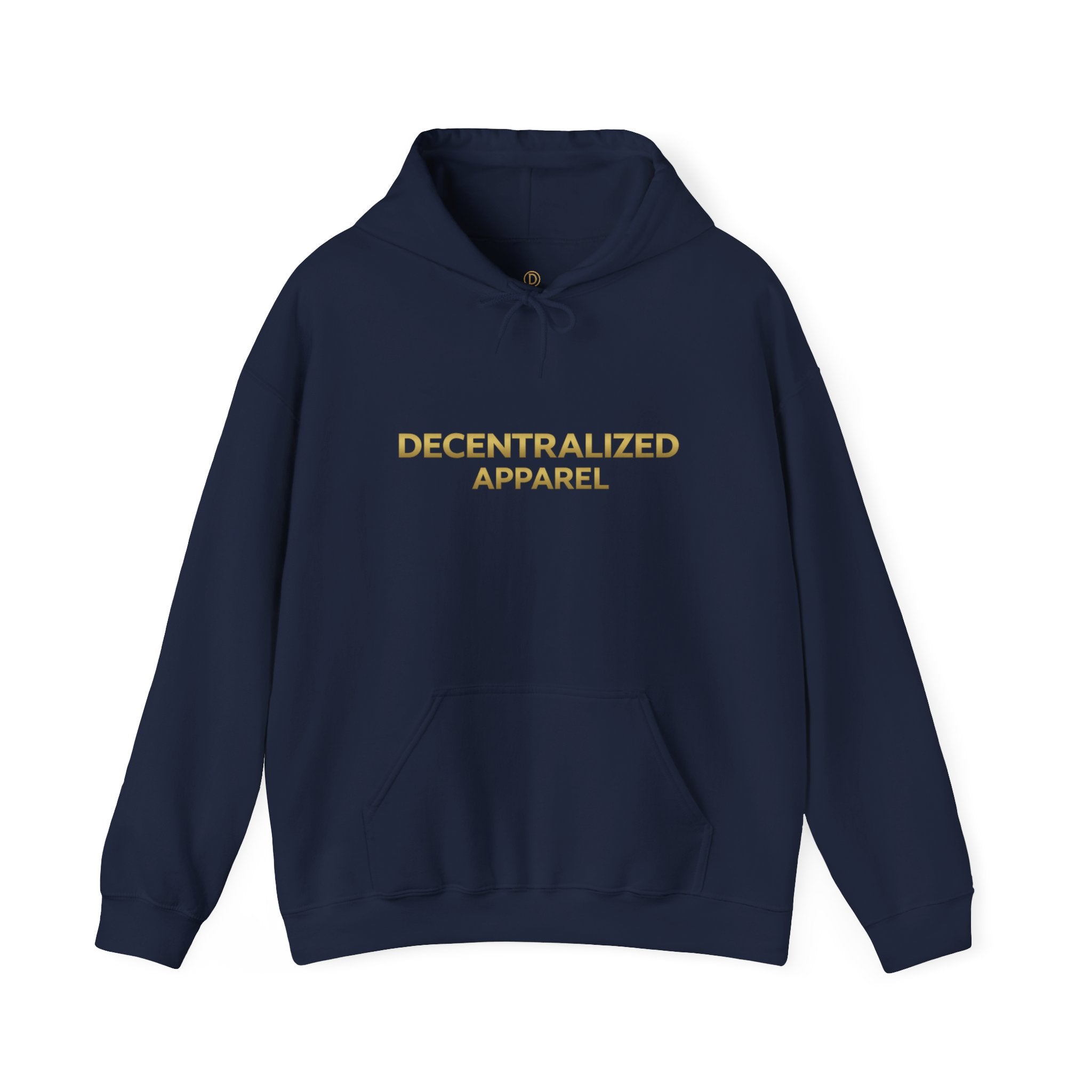 Decentralized Apparel Hoodie — Minimalist Crypto-Inspired White Pullover