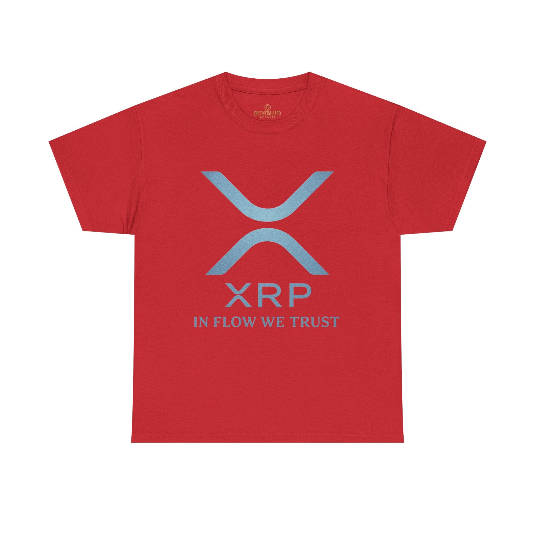 XRP Crypto Tee — "In Flow We Trust" Ripple Logo T-Shirt