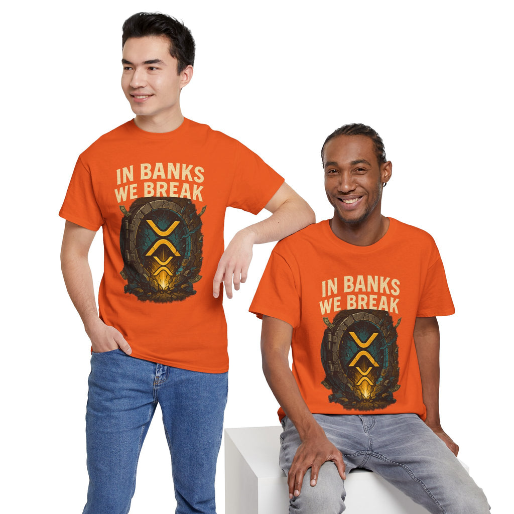 In Banks We Break XRP Crypto Graphic Tee